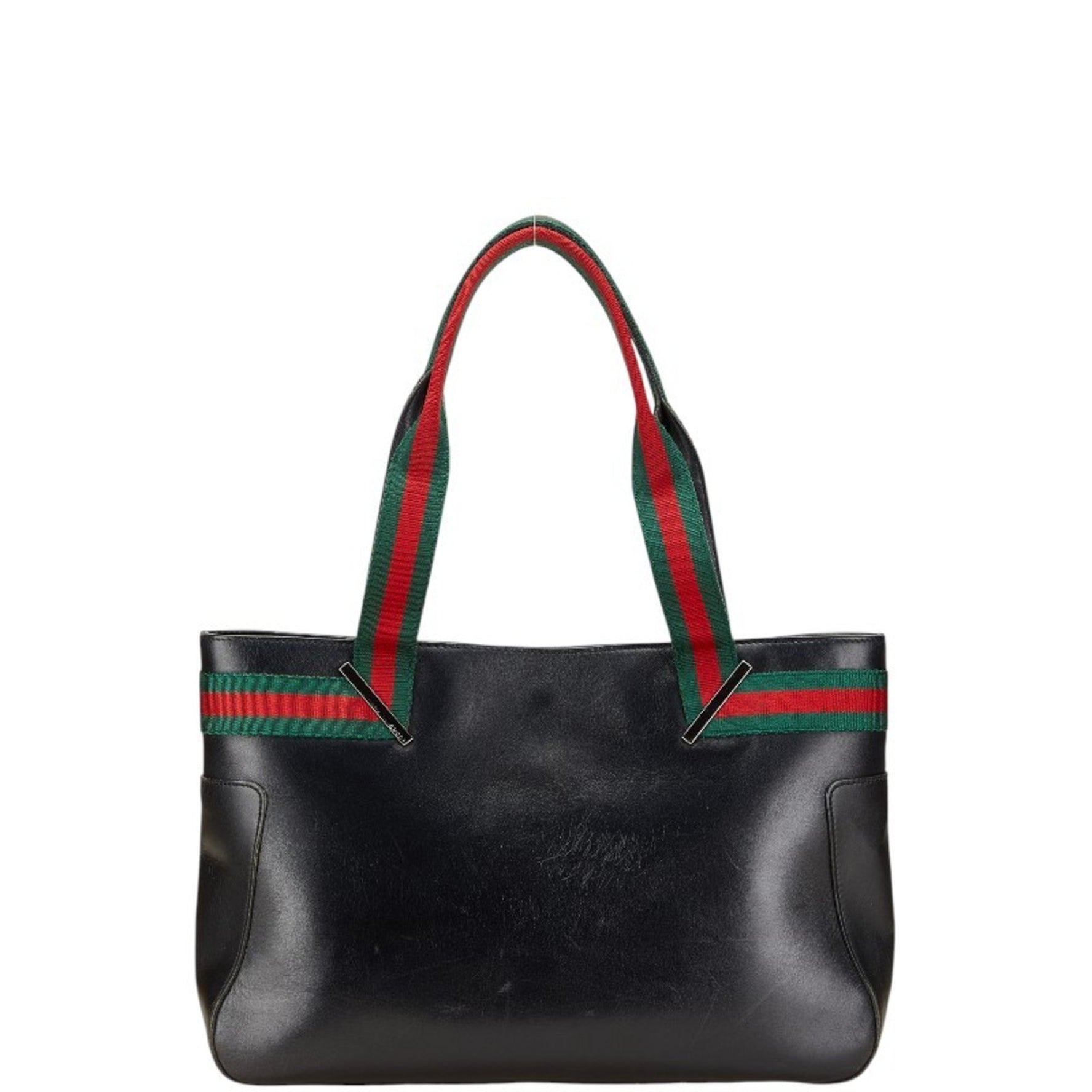 Gucci Sherry Line Tote Bag Handbag Leather