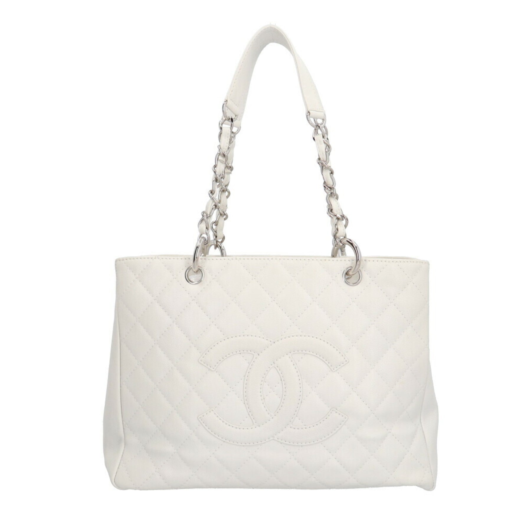 Chanel GST Tote Matelasse Shoulder Bag Caviar Skin