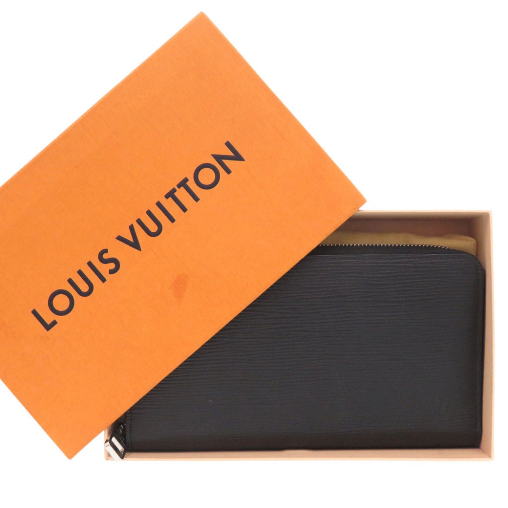 Louis Vuitton Zippy Organizer Epi Black Long Wallet 1074 LOUIS VUITTON