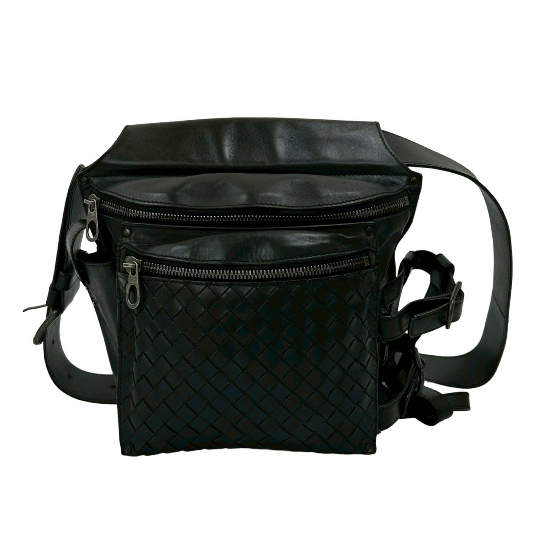 BOTTEGA VENETA Intrecciato Leather Body Bag/Shoulder Bag