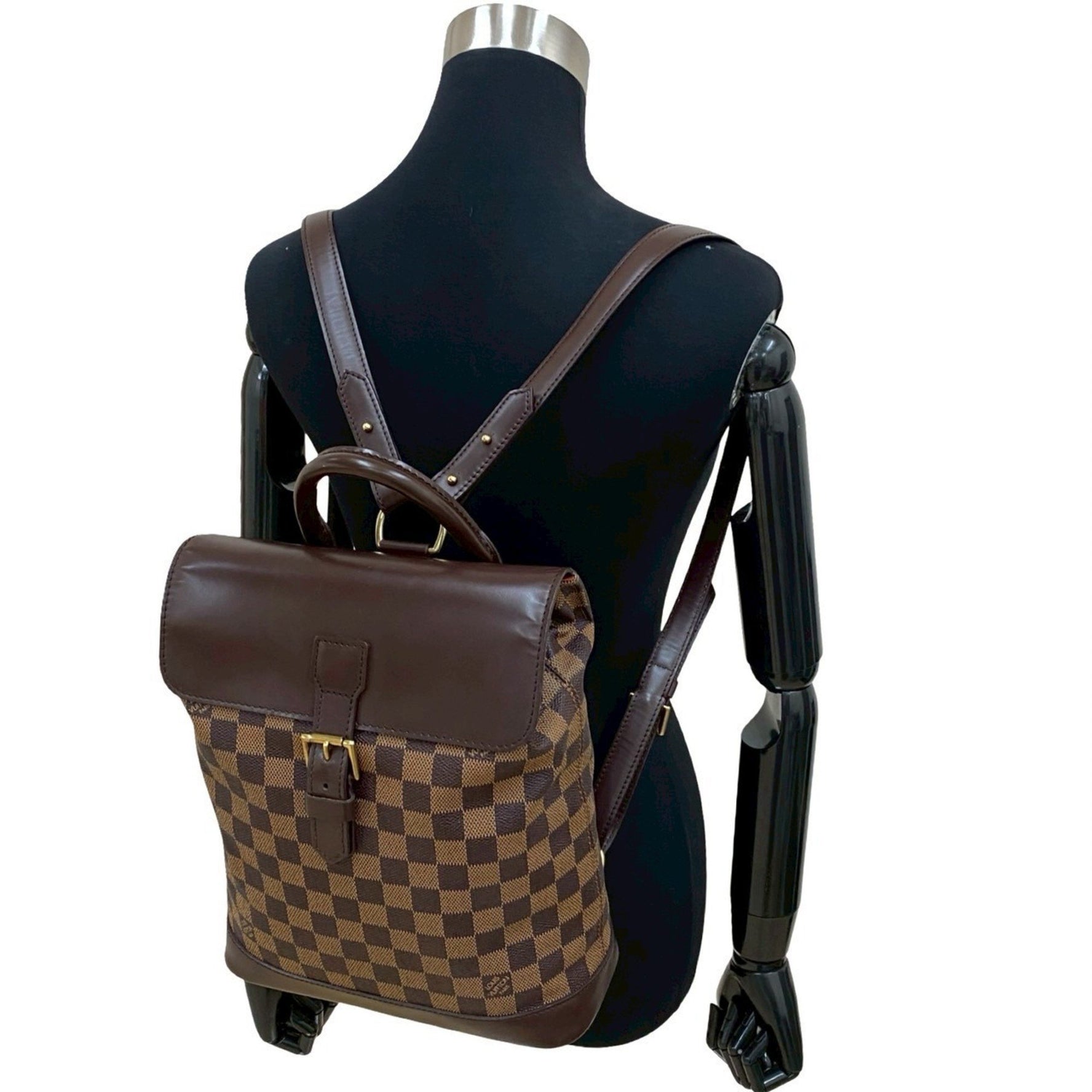 Louis Vuitton Soho Damier Leather Mini Backpack