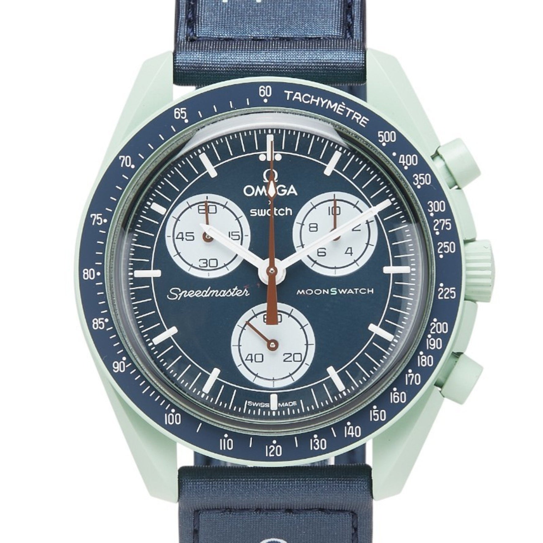 OMEGA x Swatch MoonSwatch Mission on Earth Watch Quartz Navy Dial Ceramic Nylon