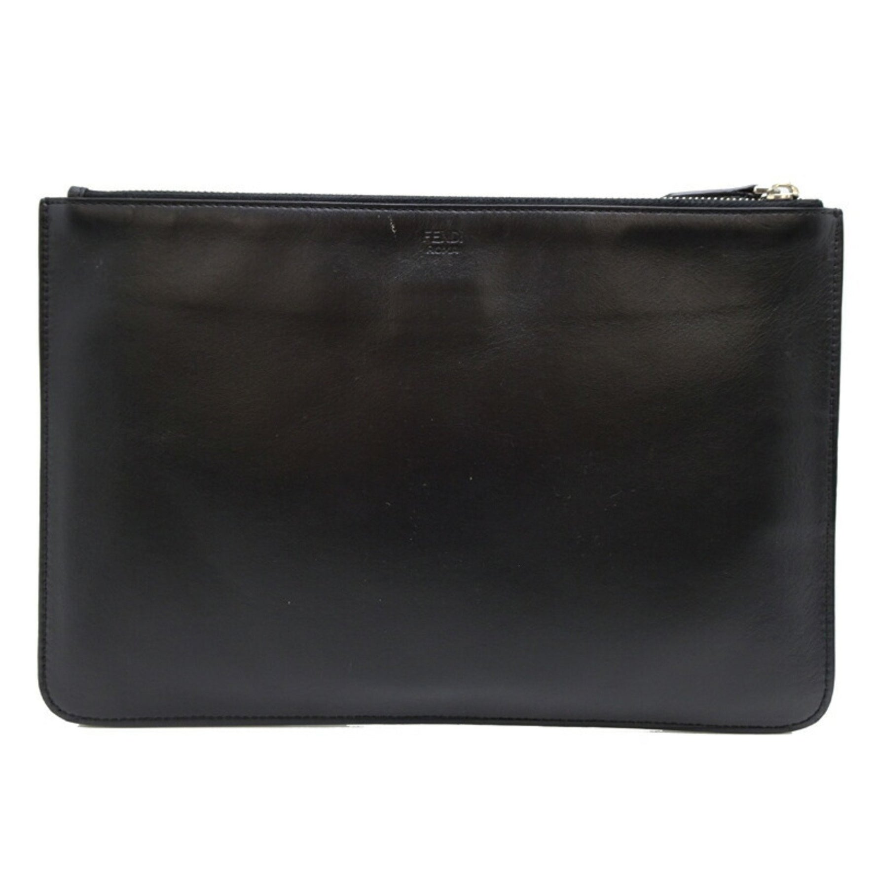 Fendi Monster Clutch Second Bag Leather