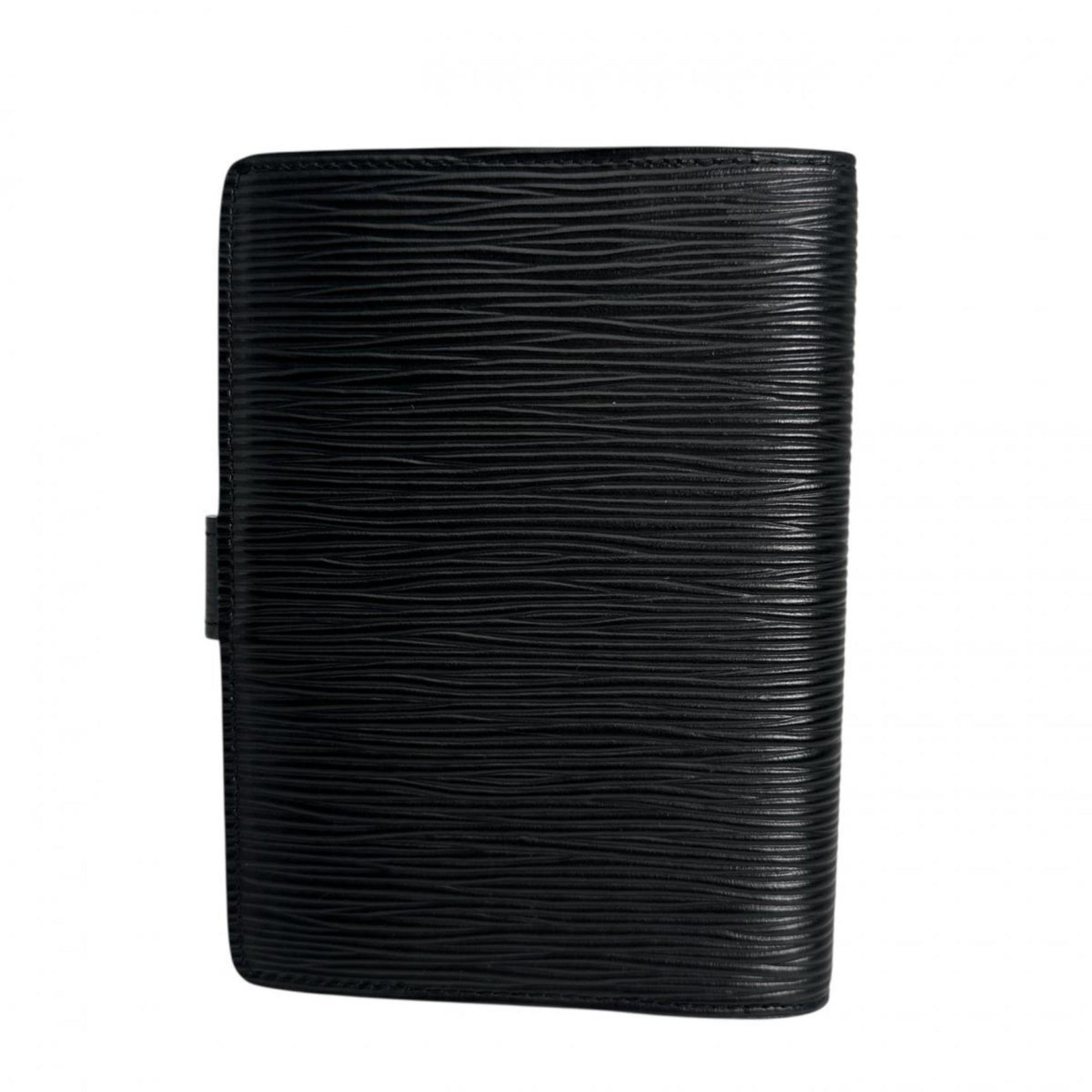 Louis Vuitton Planner Cover System Epi Agenda PM Leather Noir