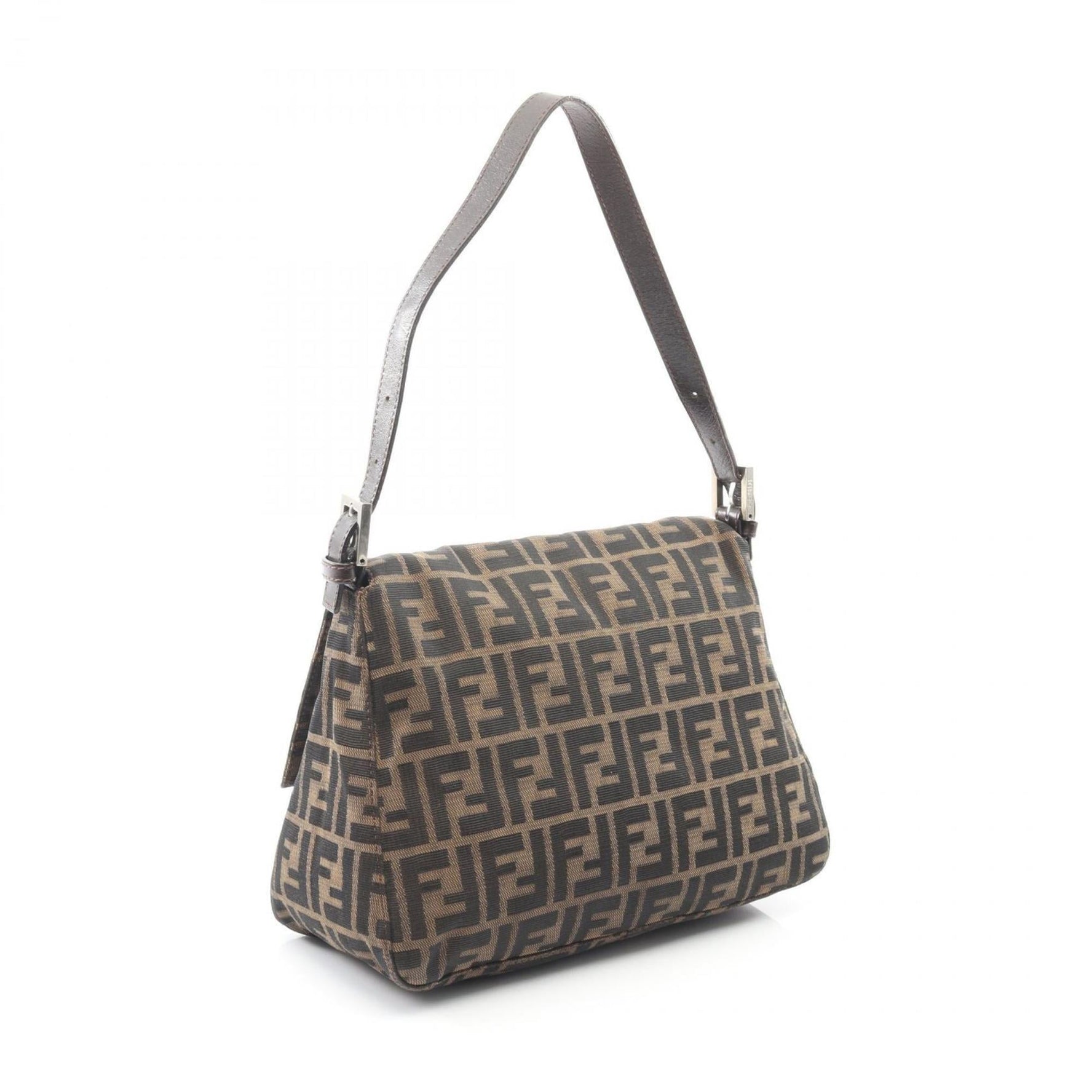 Fendi Mamma Bucket Shoulder Bag, Canvas and Leather