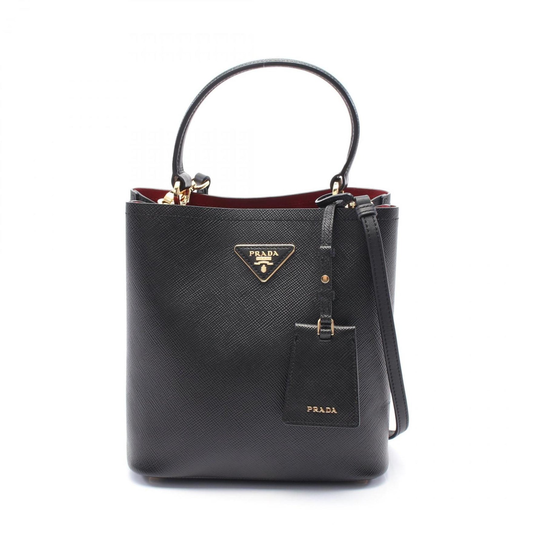 PRADA SAFFIANO CUIR C Handbag Saffiano Leather