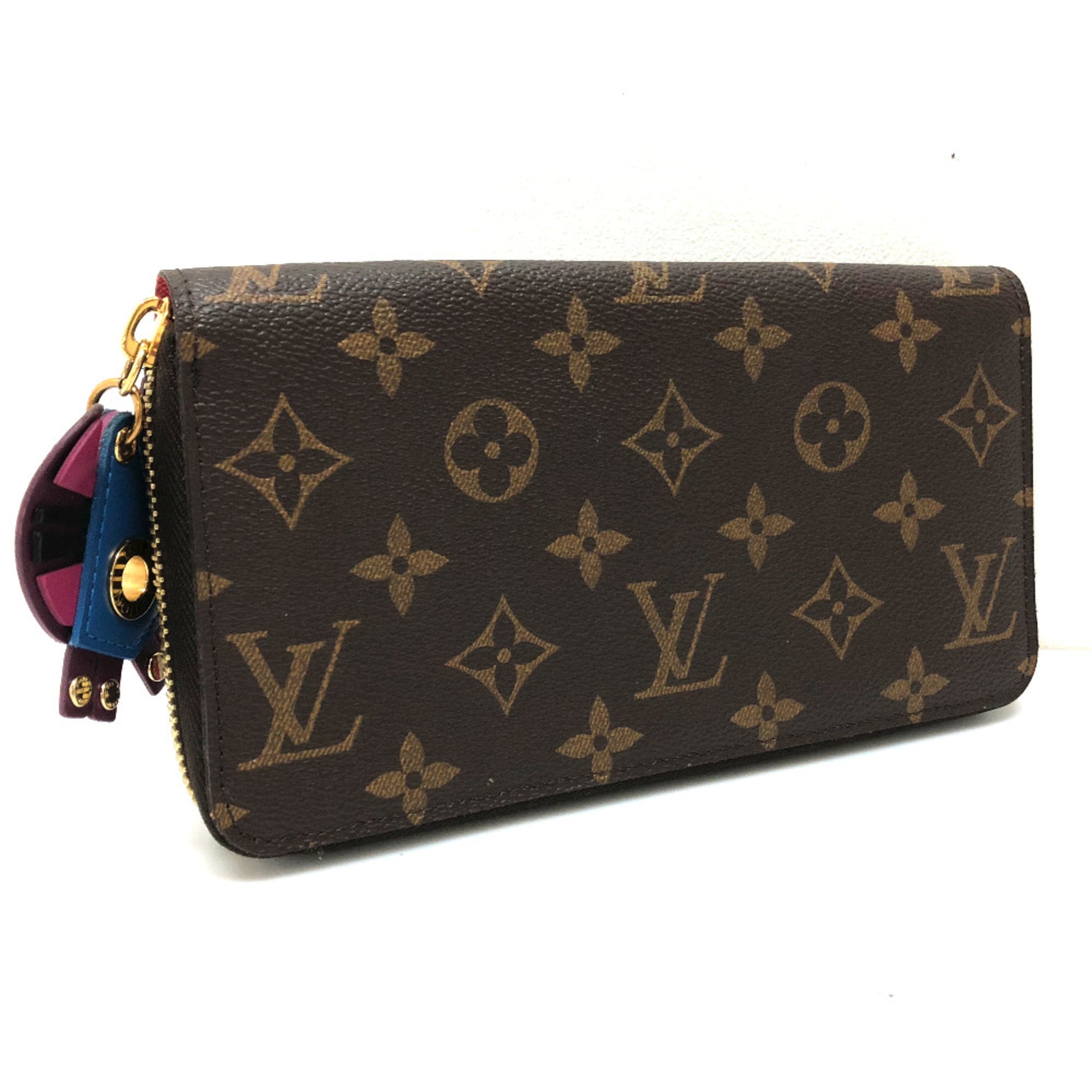 Louis Vuitton Monogram Long Wallet Flamingo