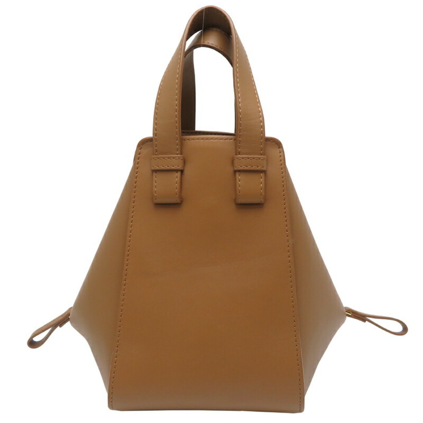 Loewe Hammock Compact Handbag Leather Light Brown