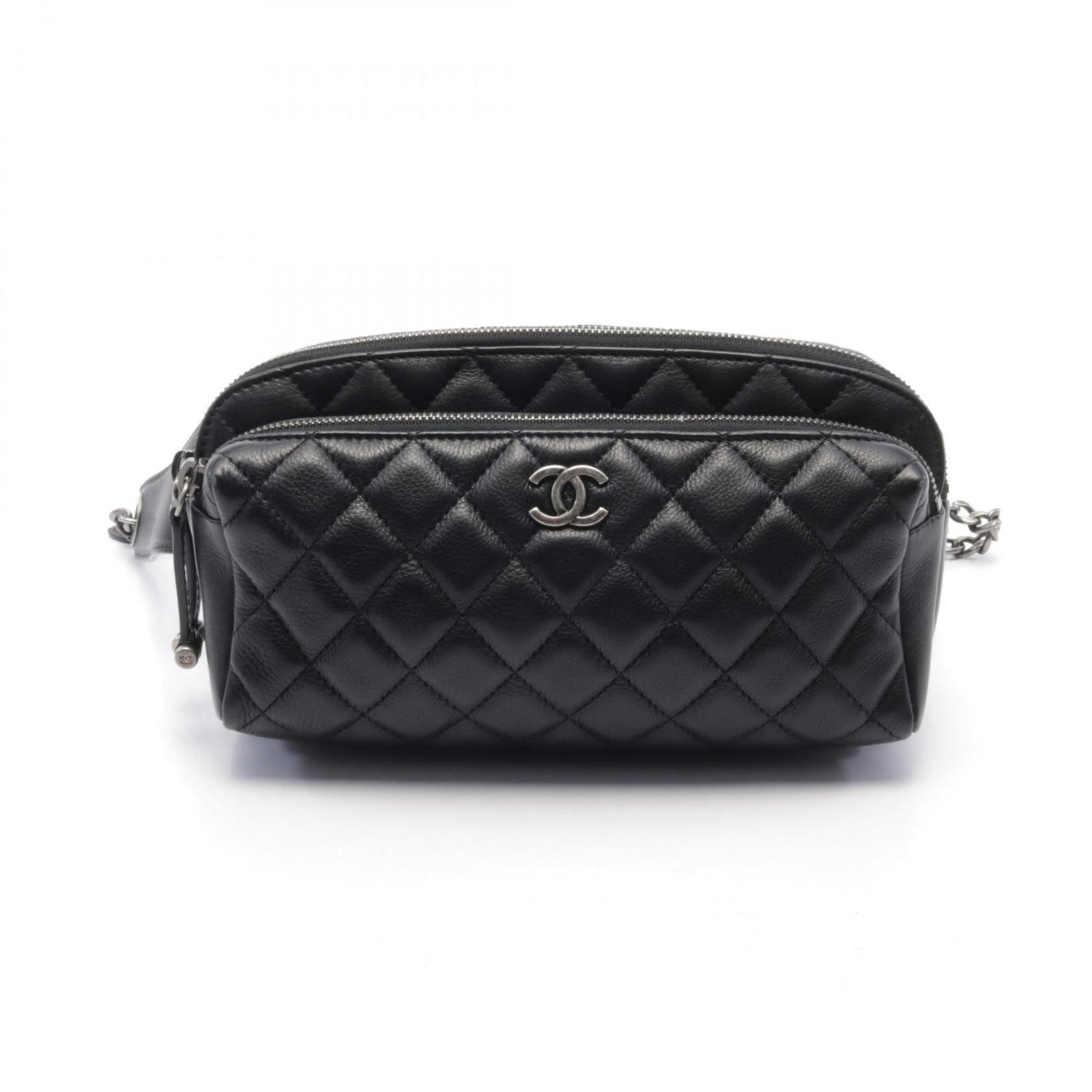 CHANEL Matelasse Waist Bag, Body Leather