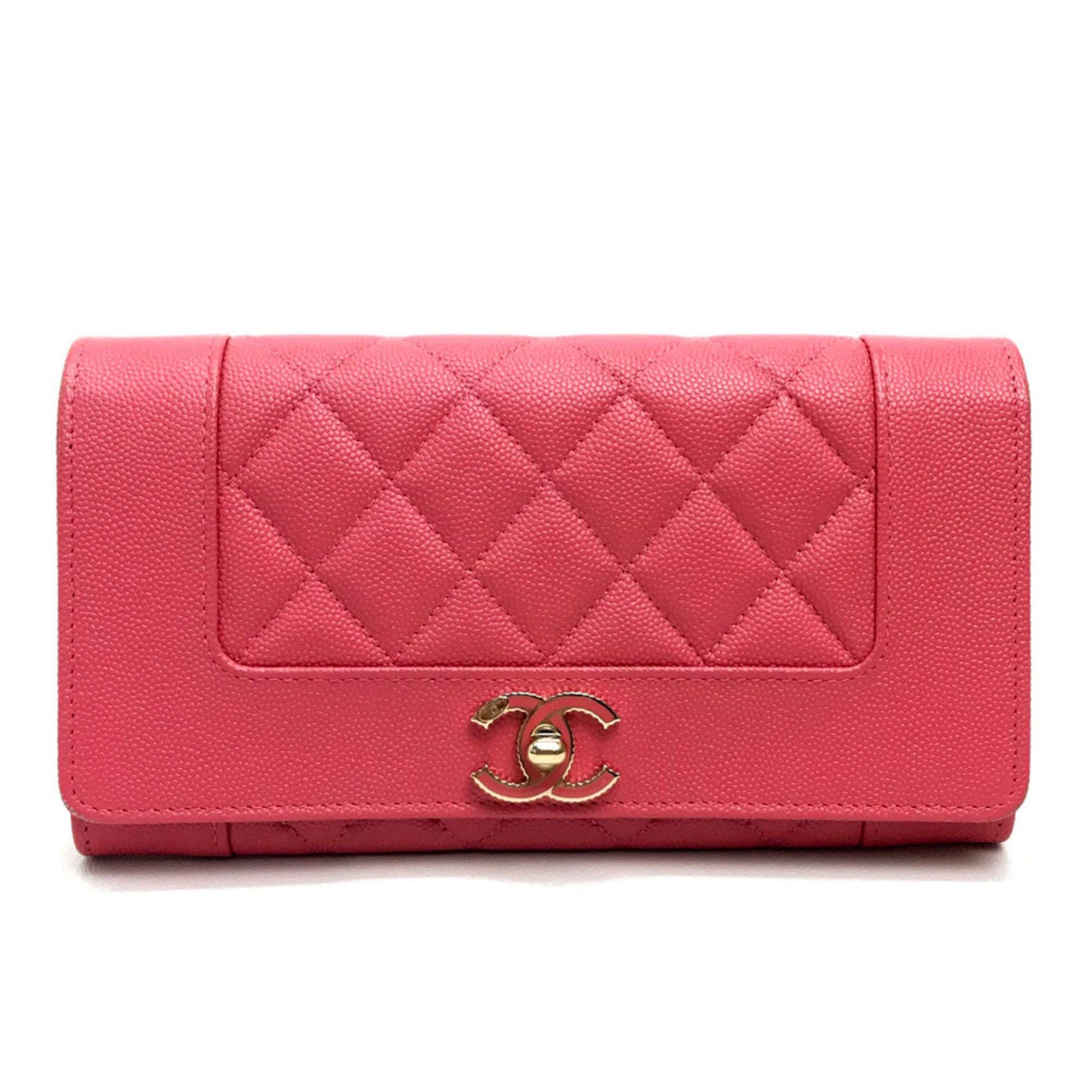 Chanel CC Mark Two fold Long Wallet