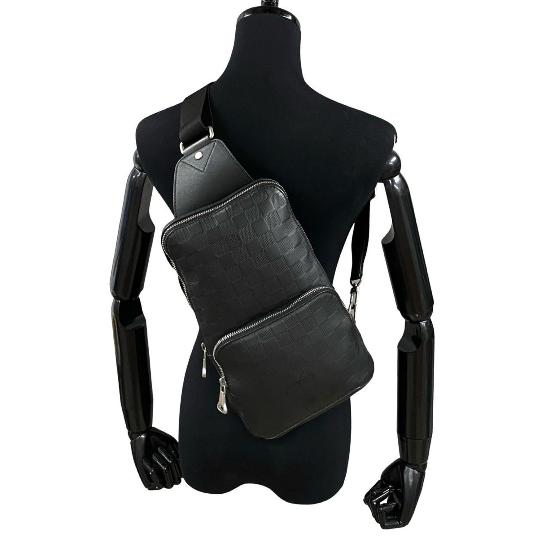 Louis Vuitton Avenue Sling Damier Infini Leather Shoulder Bag in