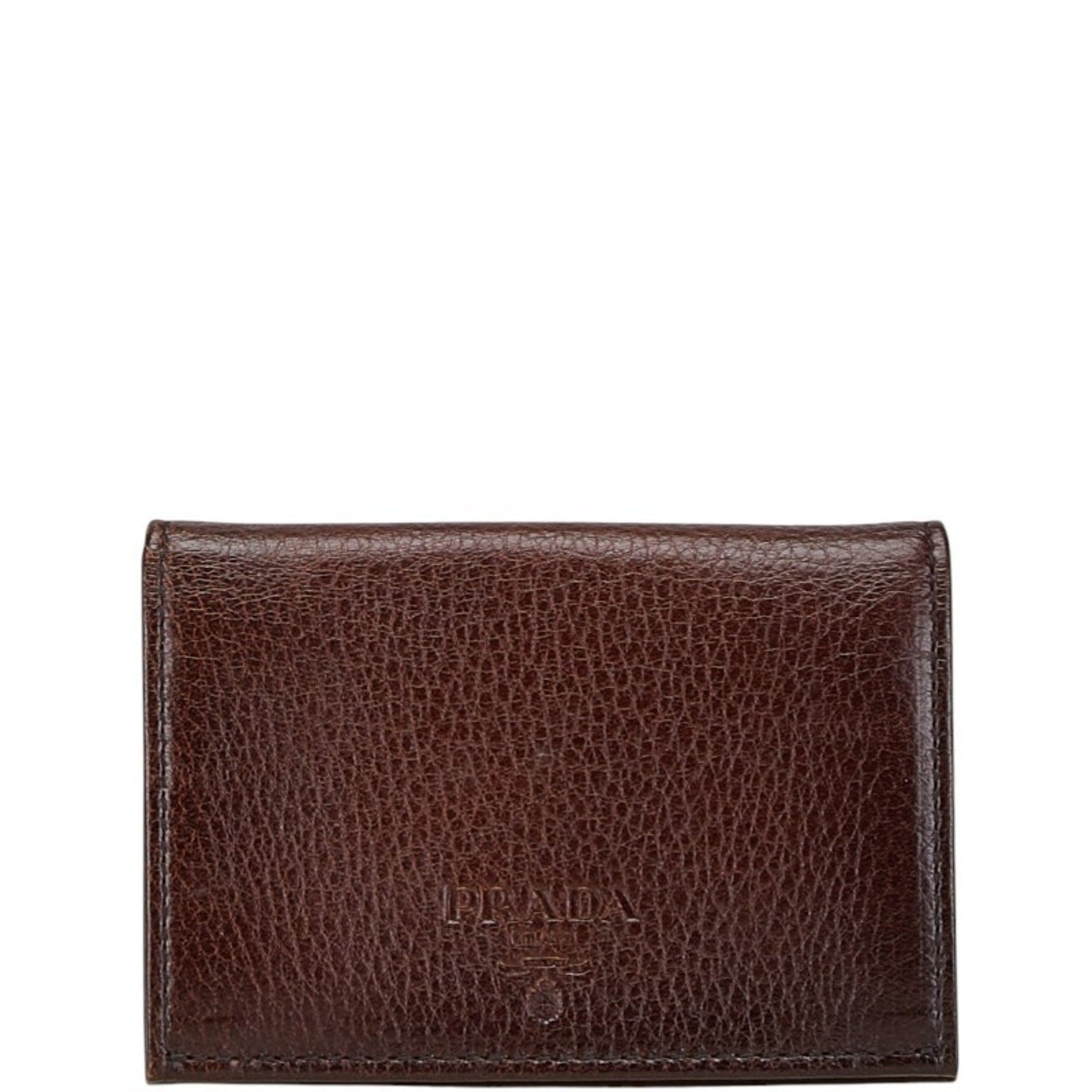 PRADA Card Case Business Holder Leather