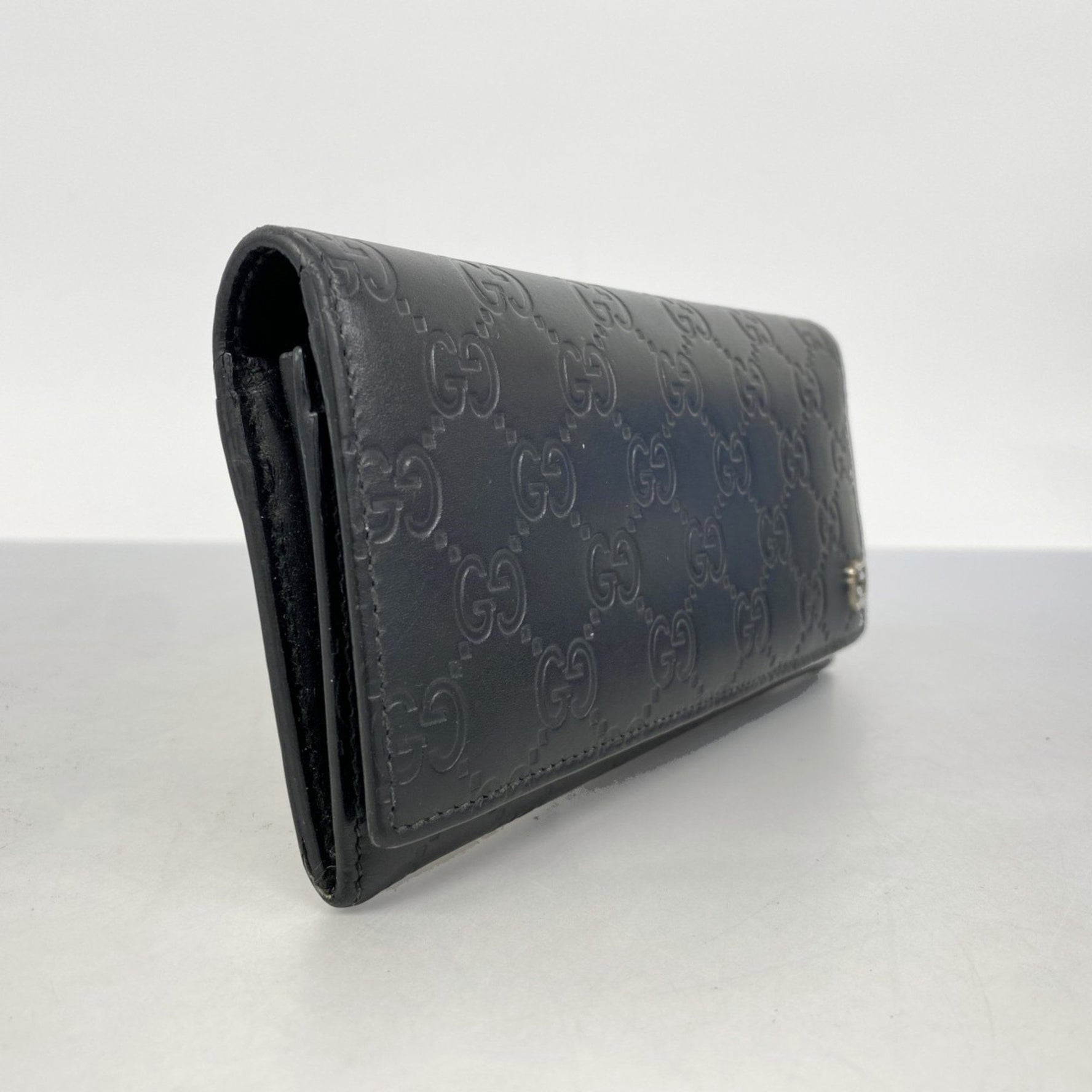 Gucci long wallet Guccissima 2149 leather