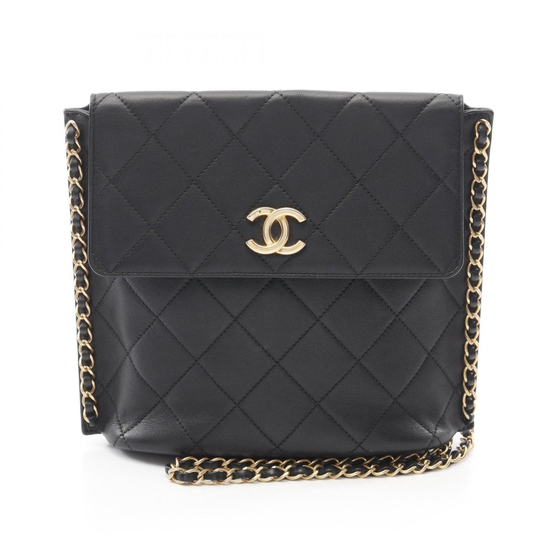 CHANEL Matelasse Shoulder Bag, Lambskin Leather