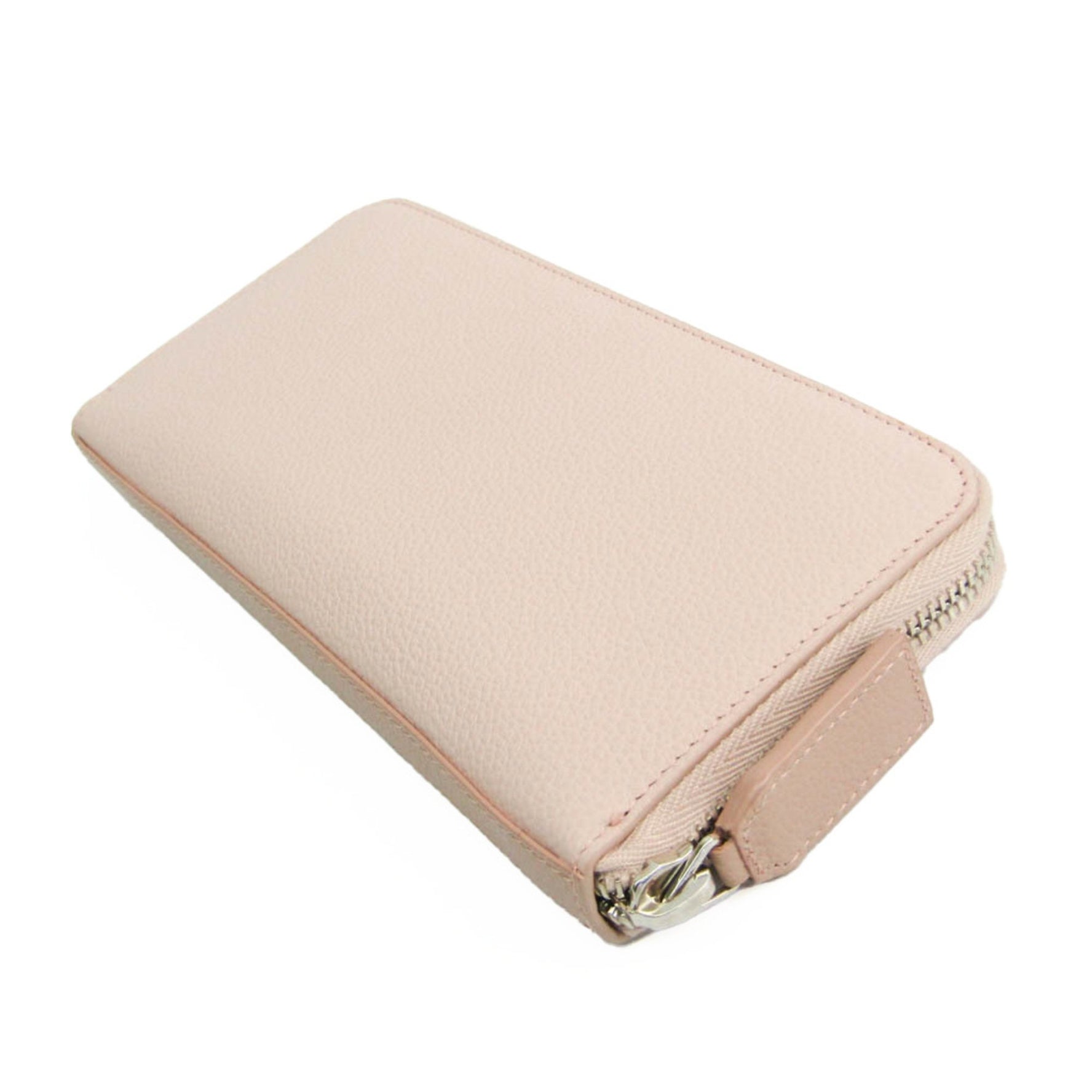 Saint Laurent Calfskin Long Wallet (bi-fold) Light Pink