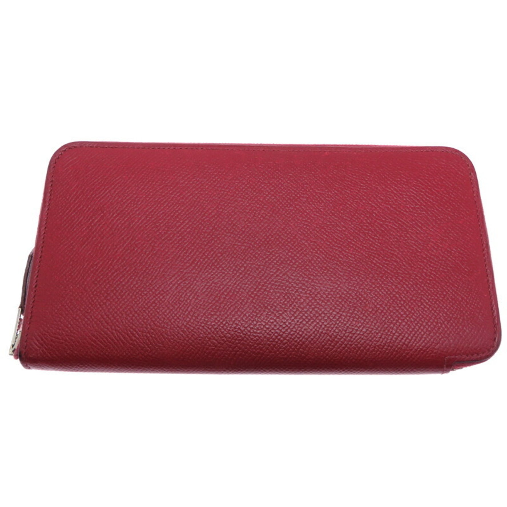 Hermes X stamp 2016 Azap long wallet leather, red