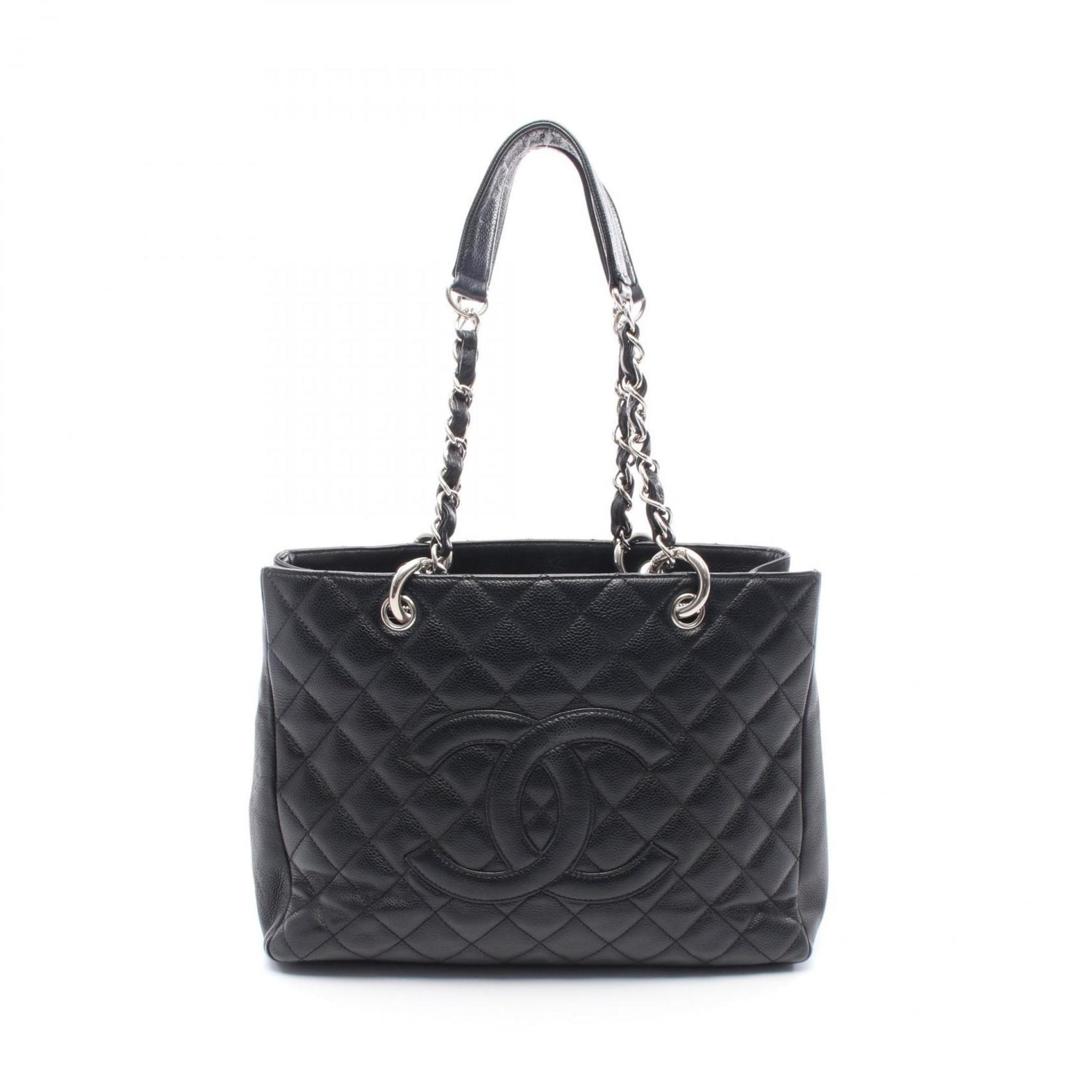CHANEL Matelasse Grand Shopping GST Tote Bag in Grained Calfskin Leather