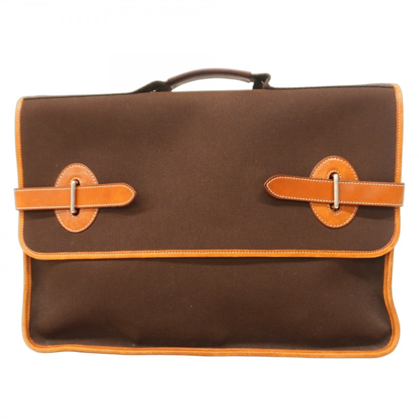 Hermes Hermès Buenaventura MM Toile Officier Bag