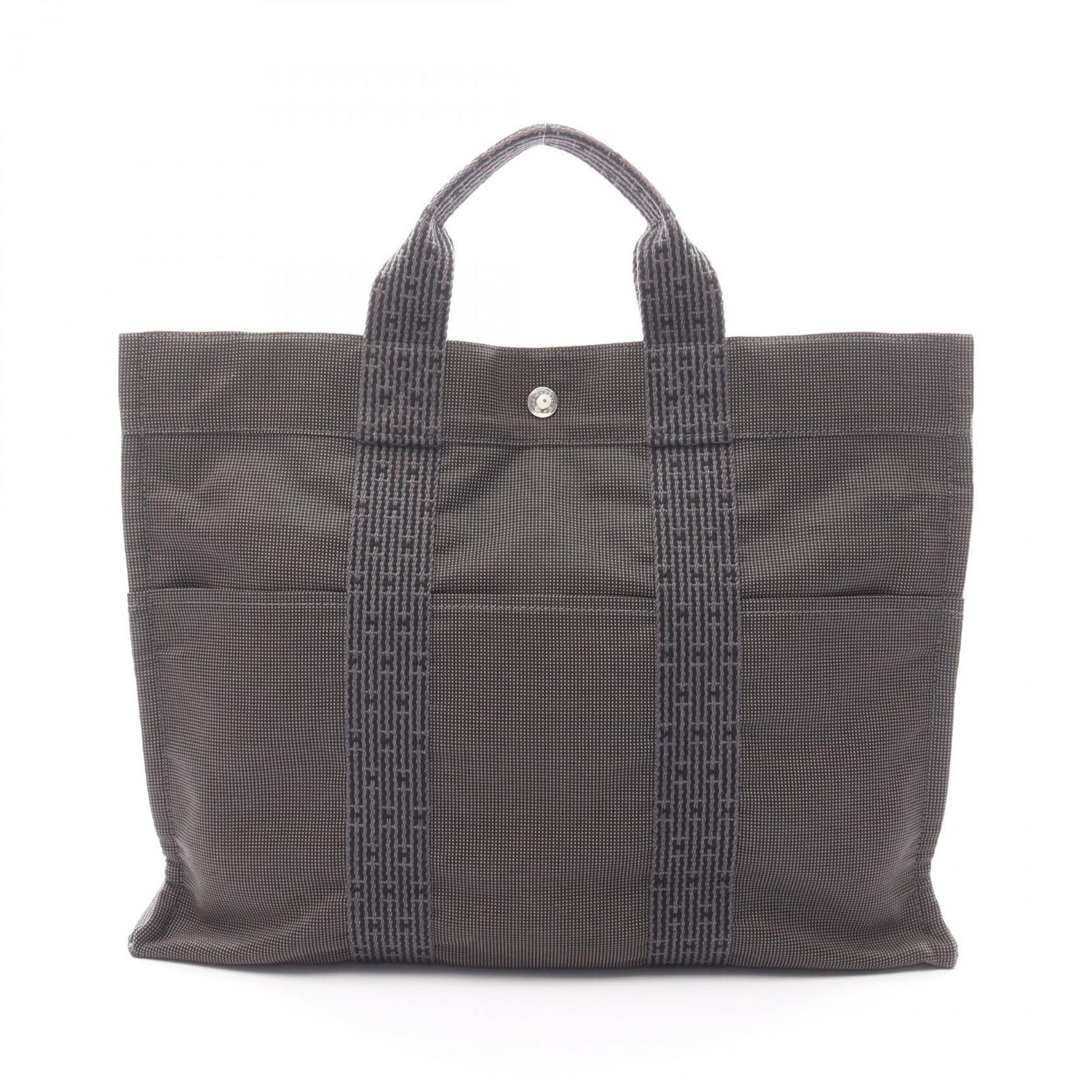 Hermes Hermès Air Line MM Tote Bag, Nylon Canvas, Men's and