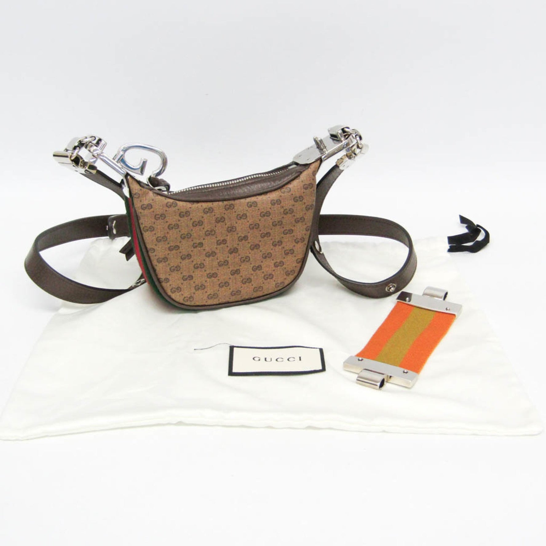 Gucci Mini Pouch PVC,Leather Handbag,Shoulder Bag