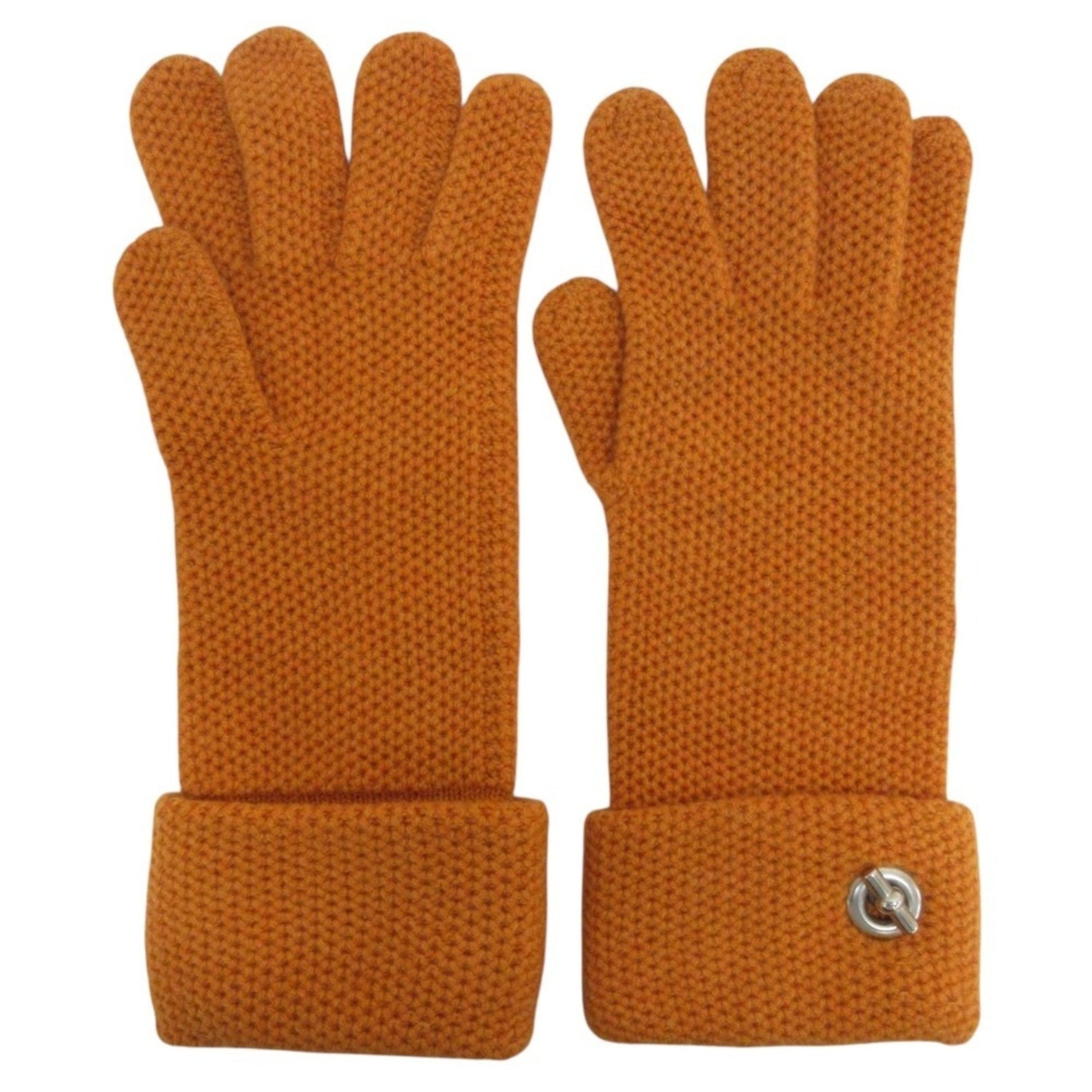 HERMES 100% Cashmere Knit Gloves ME