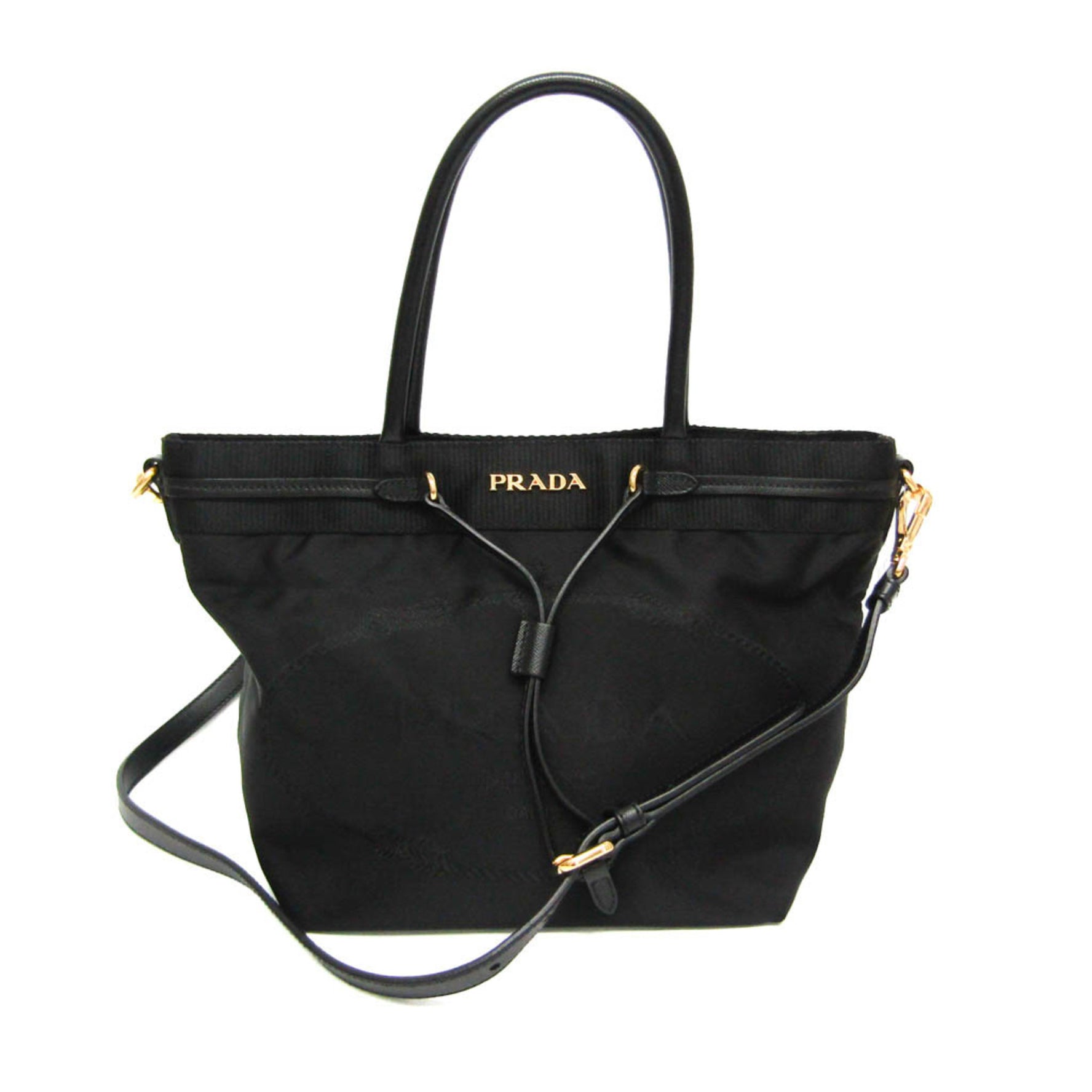 Prada Leather,Nylon Shoulder Bag,Tote Bag