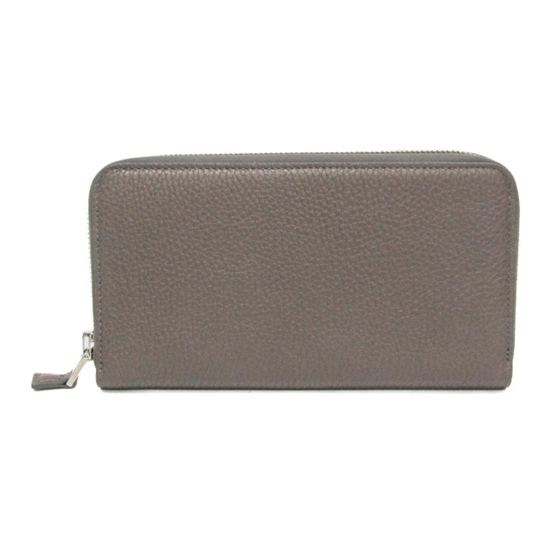 Tom Ford LIMITED EDITION FOR MILANO Men,Women Leather Long Wallet (bi-fold) Gray Brown