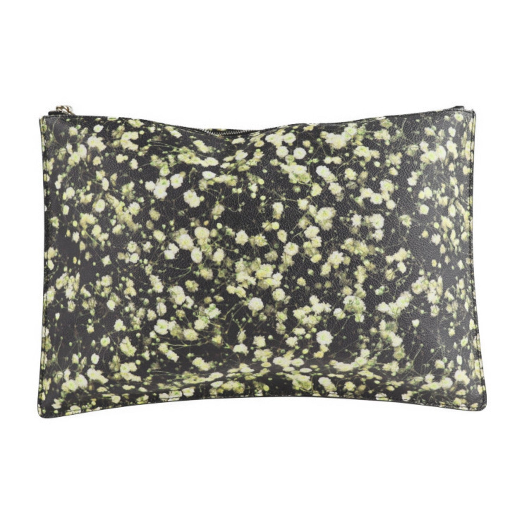 GIVENCHY Pouch Clutch Bag 960 Black Multicolor Second Flower Print