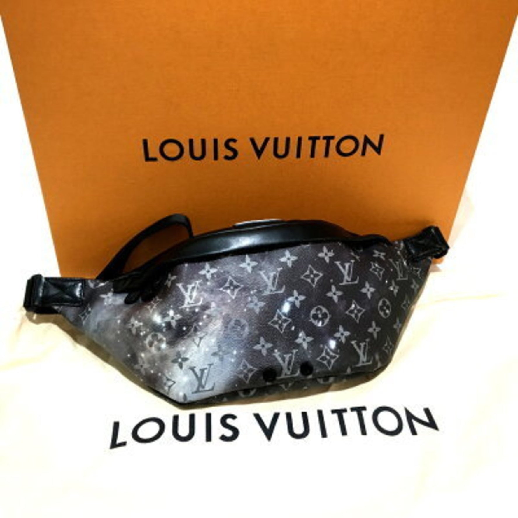 Louis Vuitton Monogram Galaxy Discovery Bum Bag Waist Body Canvas