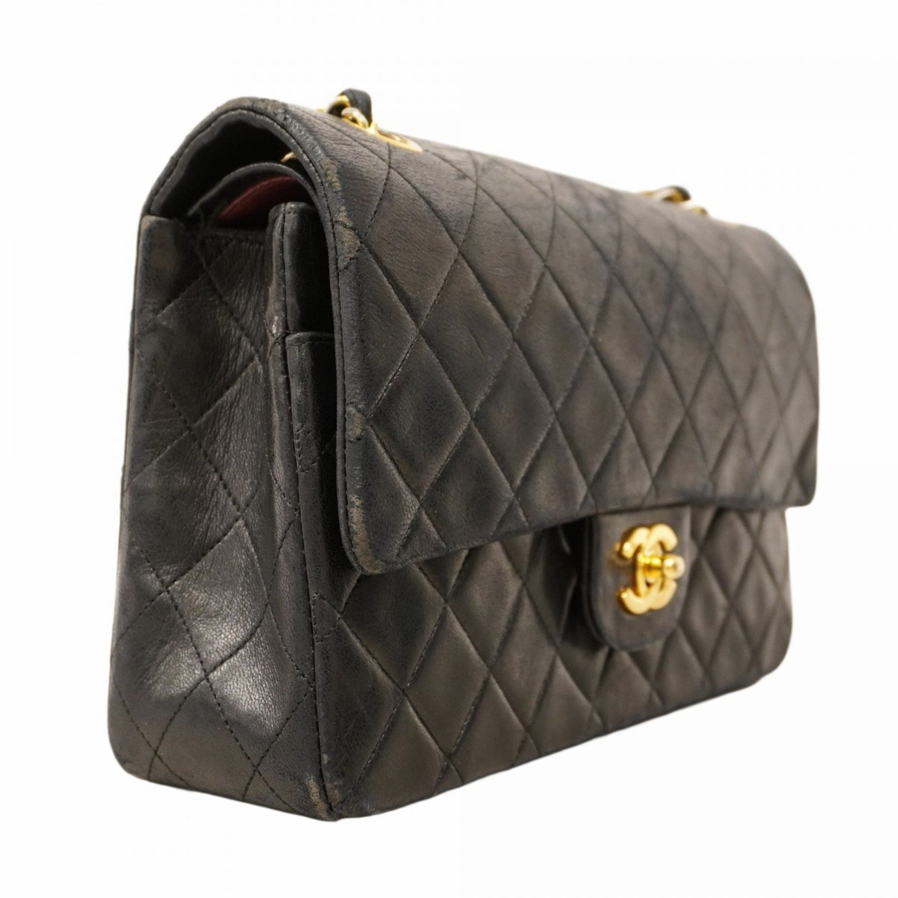 Chanel Matelasse Shoulder Bag with Double Flap and Chain, Lambskin