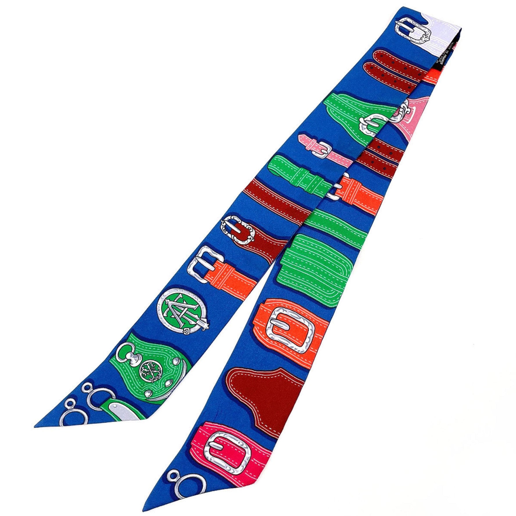 HERMES HARNAIS DES PRESIDENTS Presidential Horse Tack Twilly Silk