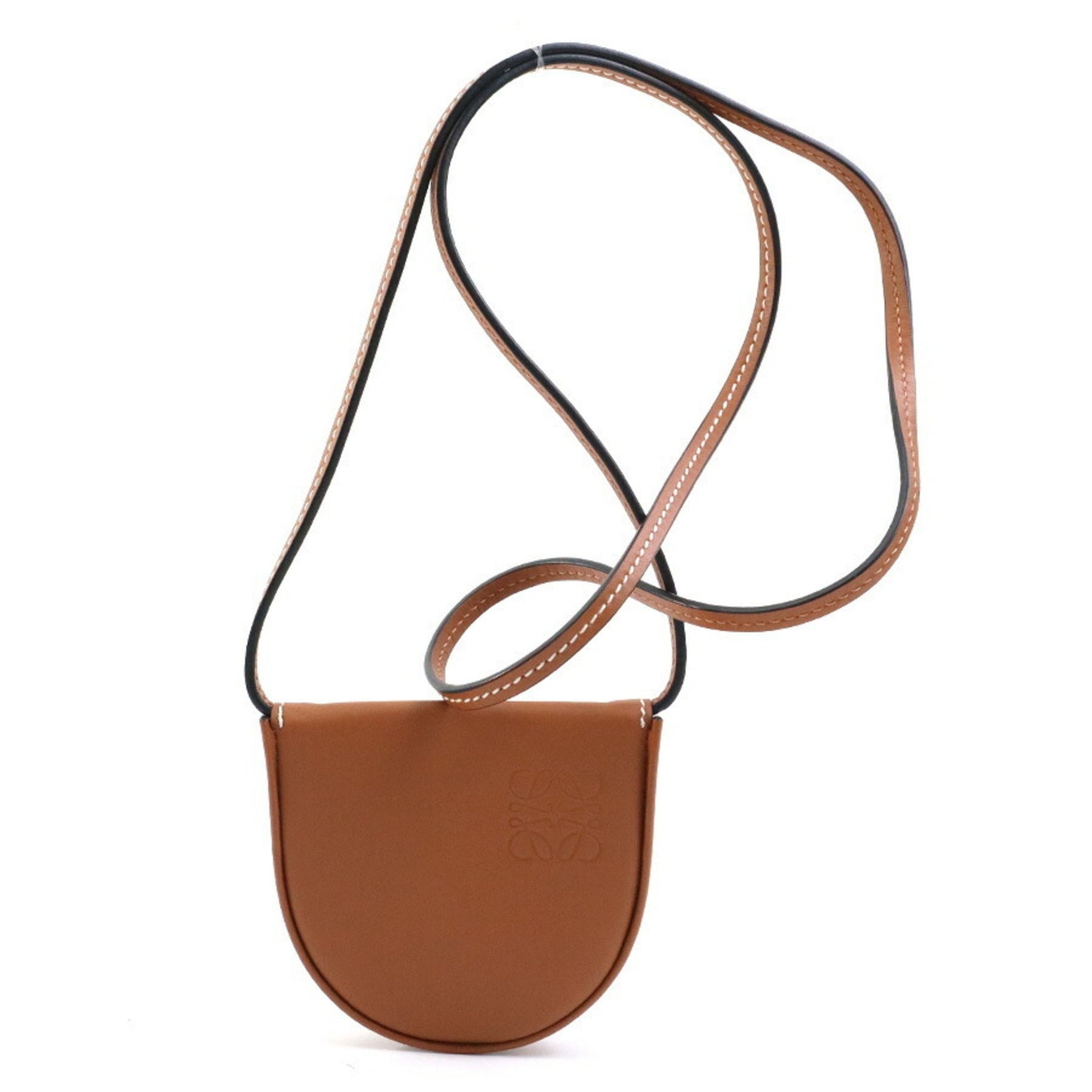 LOEWE Coin Case Mini Pouch Heel Leather