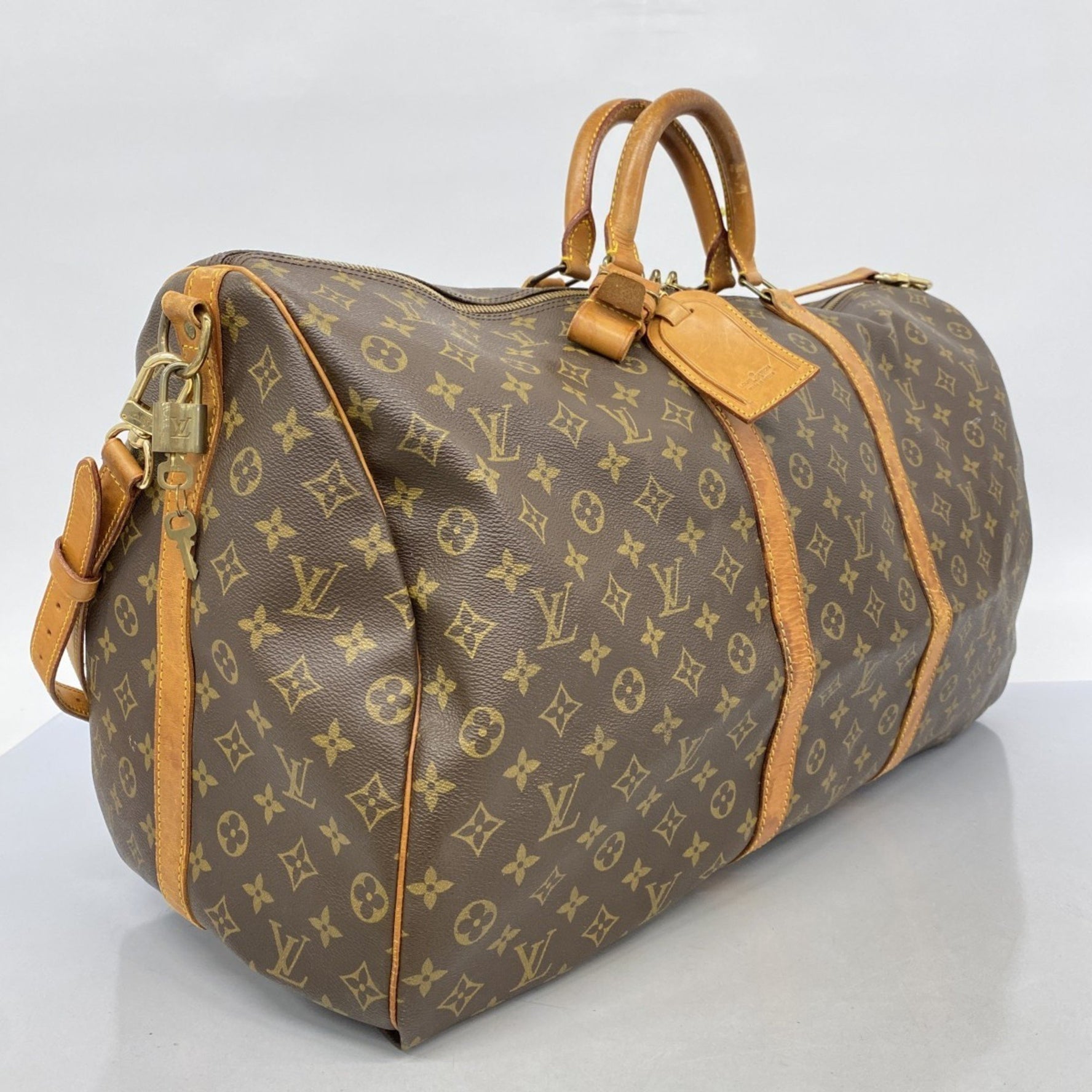 Louis Vuitton Monogram Keepall Bandouliere 60 Boston Bag Men's and
