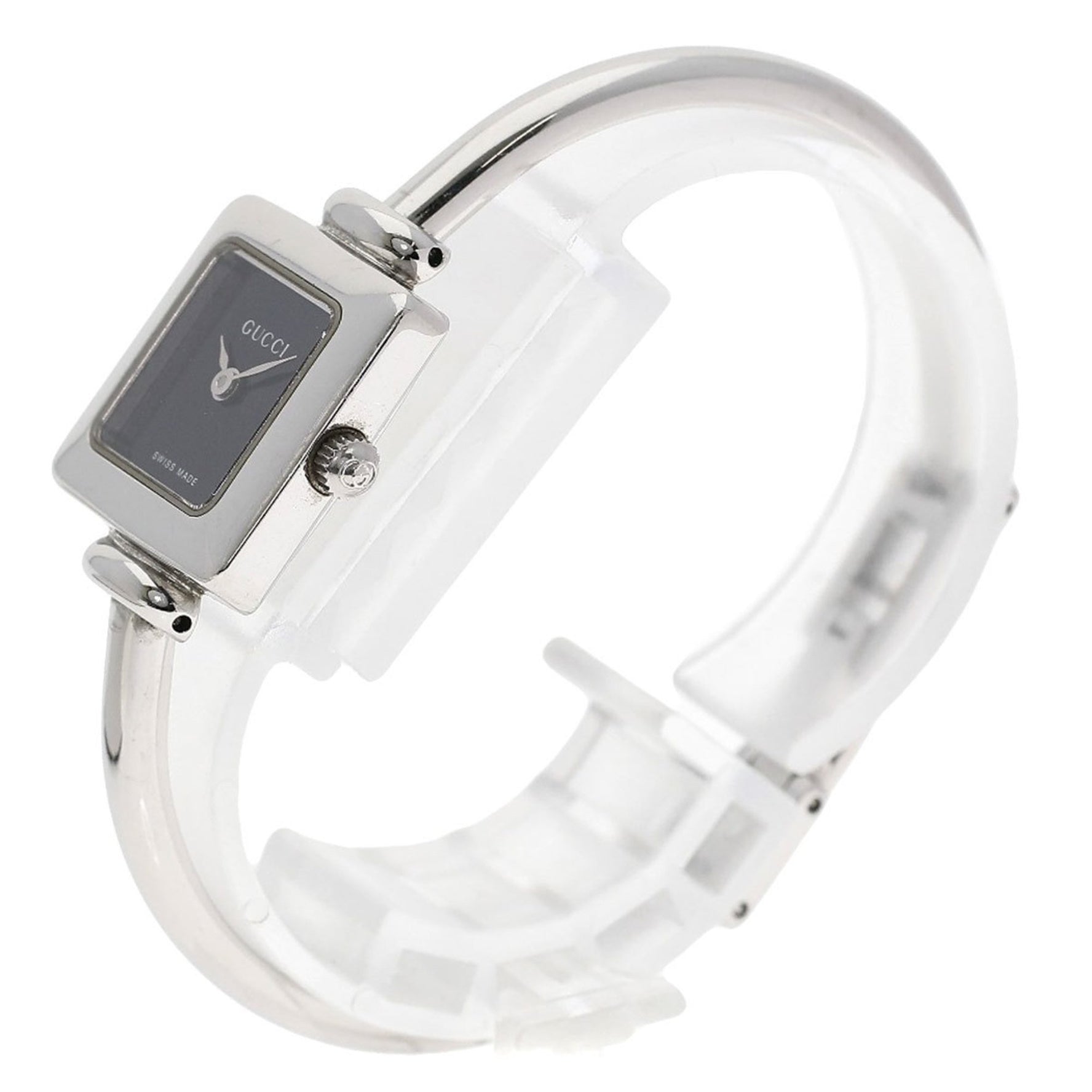 Gucci Square Face Watch Stainless Steel/SS