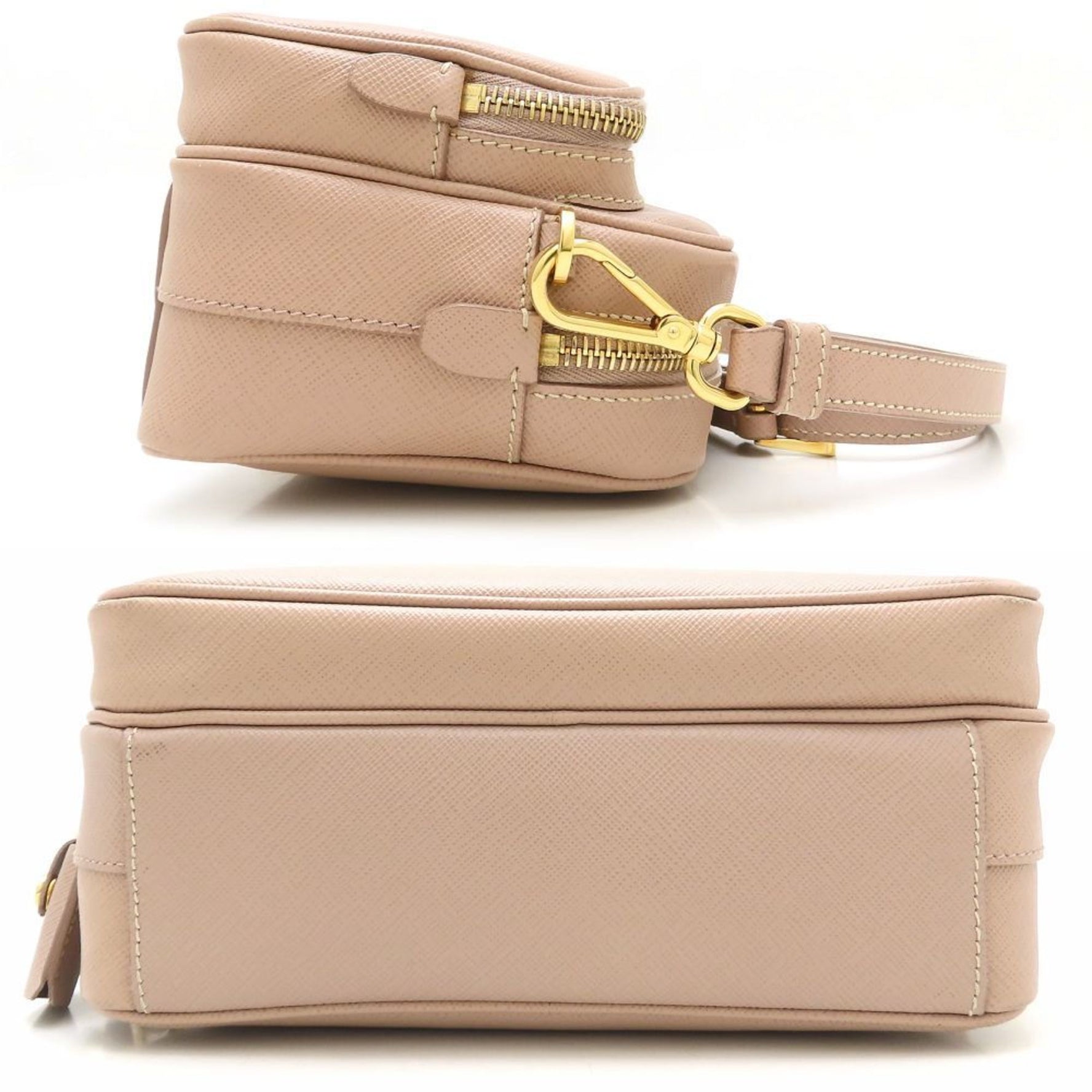 PRADA Shoulder Bag Saffiano Leather CAMMEO