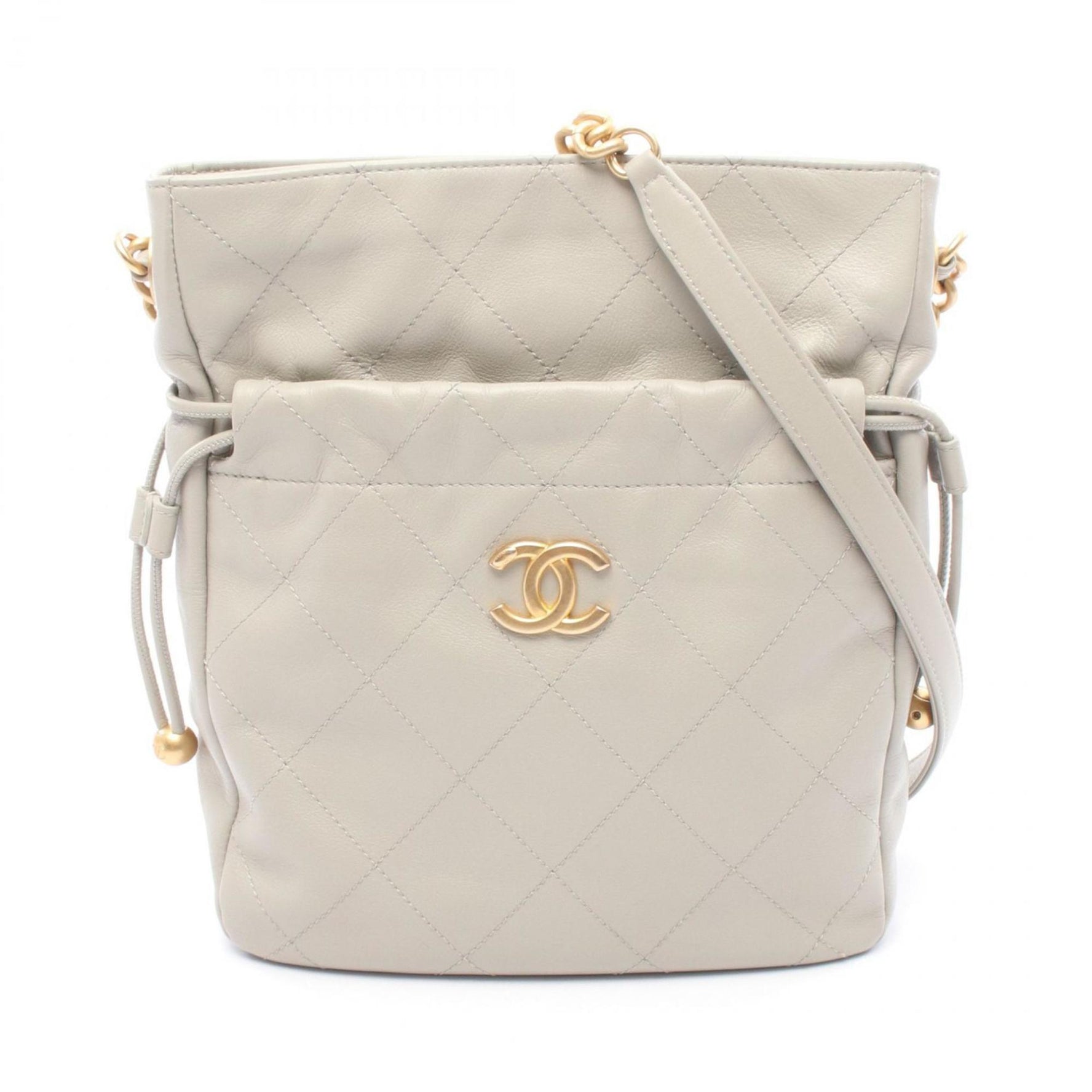CHANEL Matelasse Shoulder Bag, Lambskin Leather