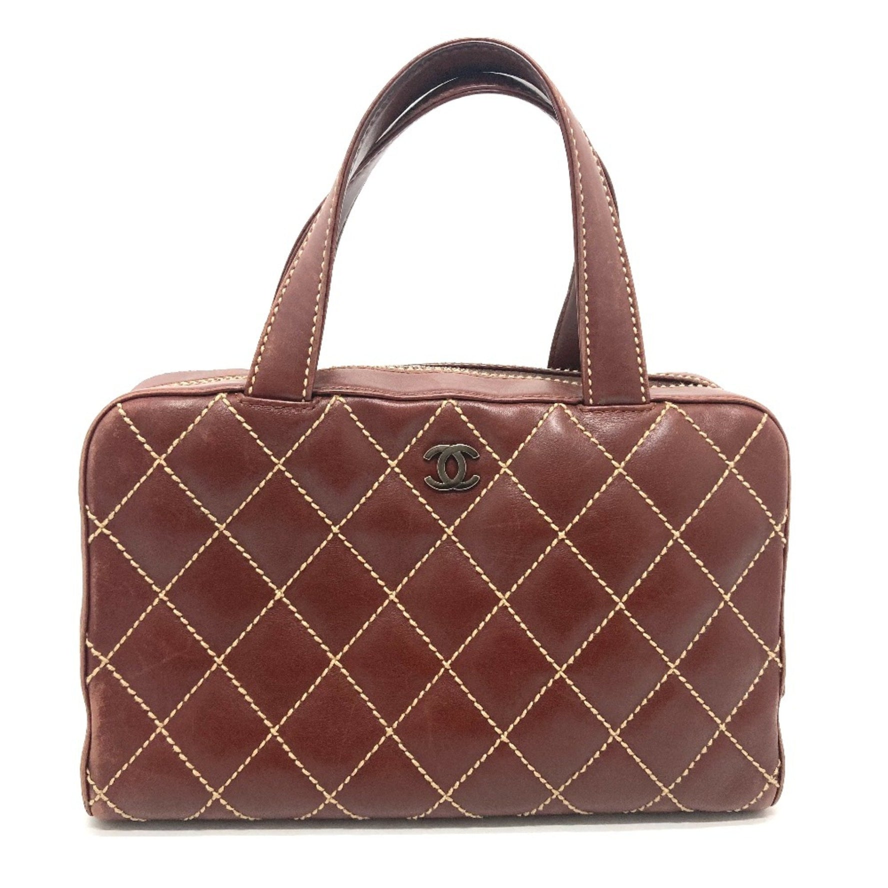 Chanel CC Mark bag vintage Hand Bag SilverHardware