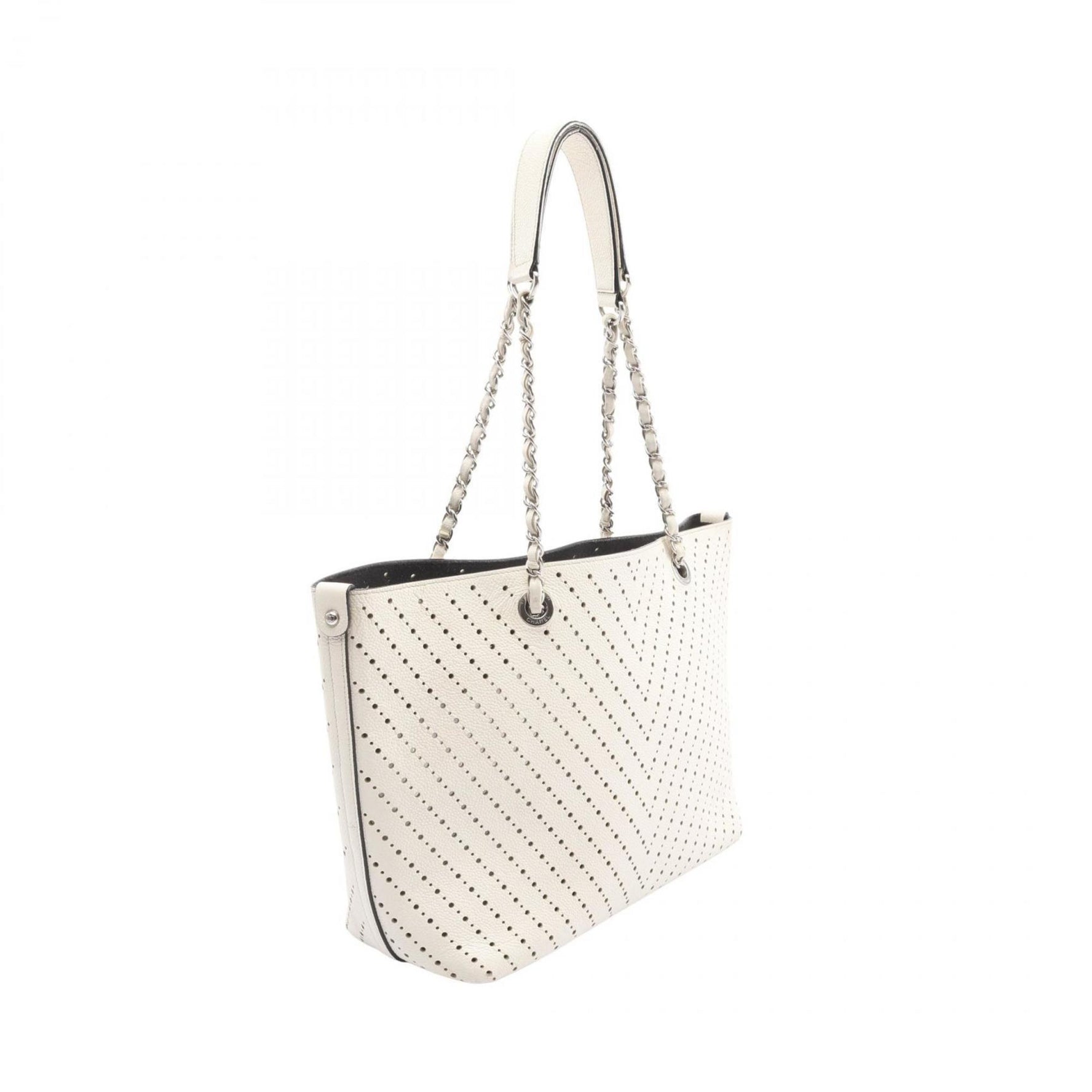 CHANEL Coco Mark Tote Bag in Grained Calfskin Leather