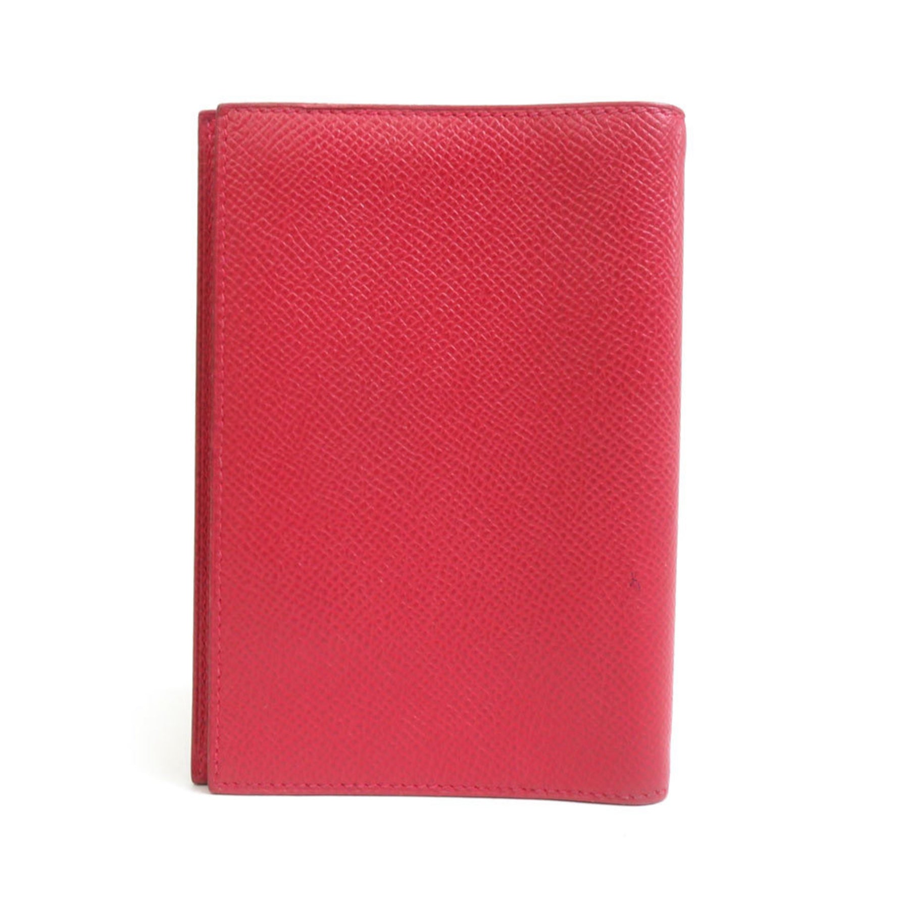 Hermes Notebook Cover Leather Dark Red