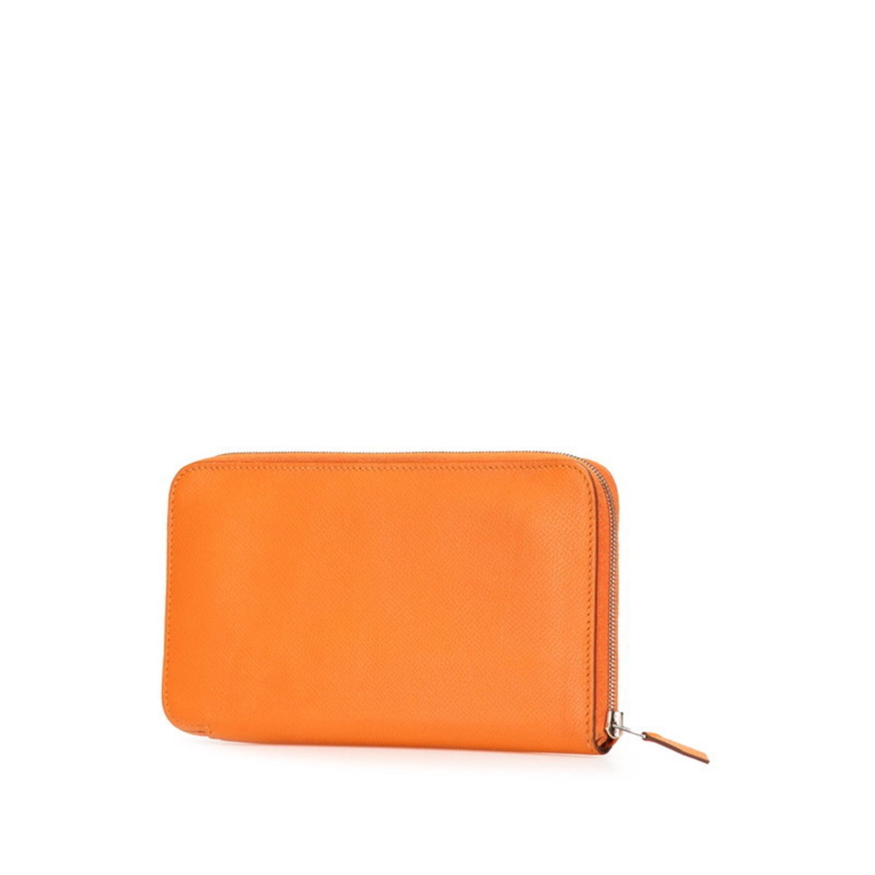 Hermès Azap Long Round Zip Wallet in Epsom Leather, HERMES
