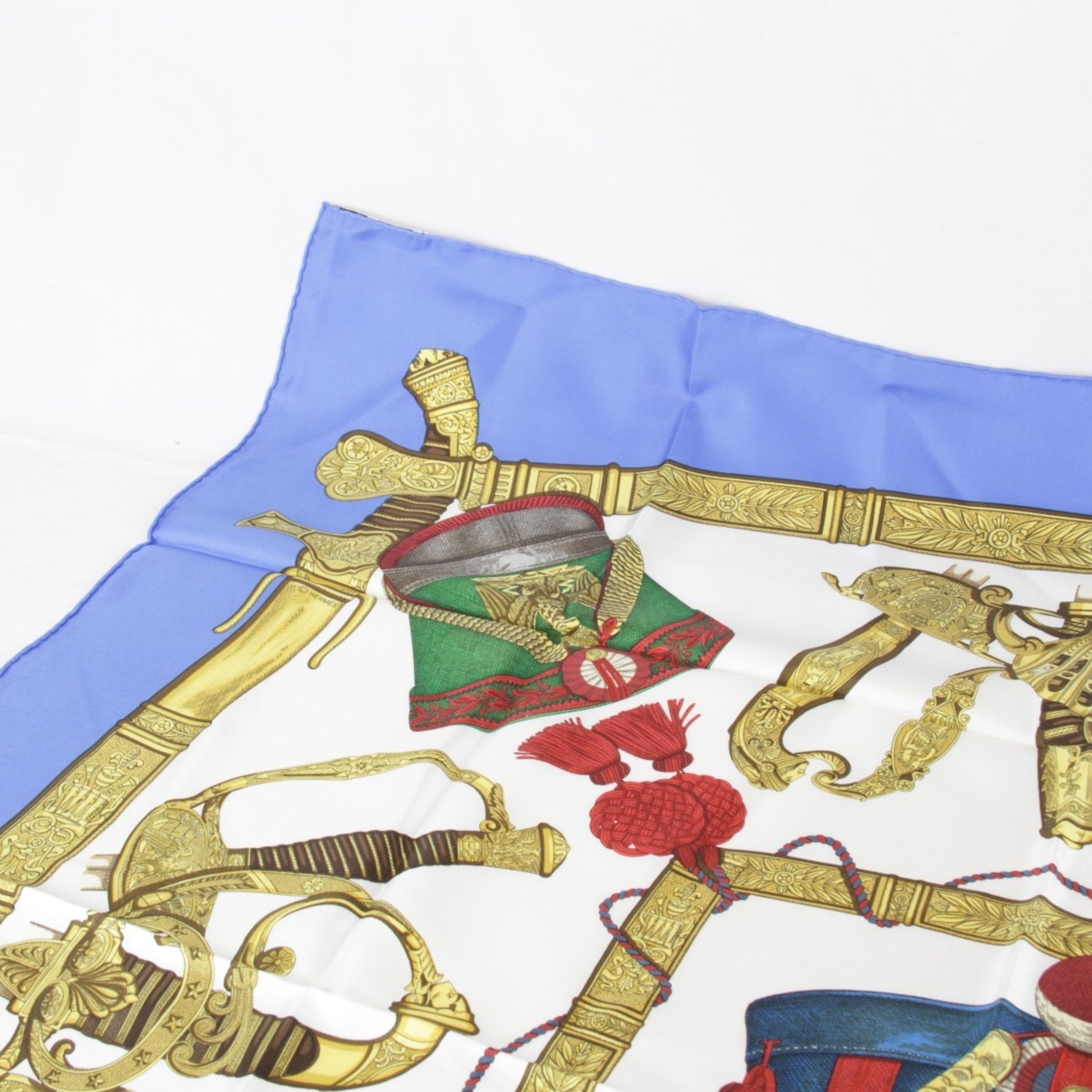 HERMES GRAND UNIFORME Carré 90 Scarf, Silk, Multicolor