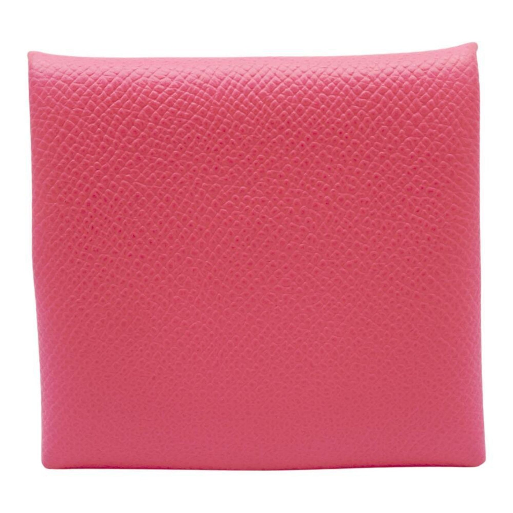 HERMES Bastia Epsom Rose Azalee B stamp 2023 Wallet/Coin case Coin purse Case Leather goods Pink Women Men