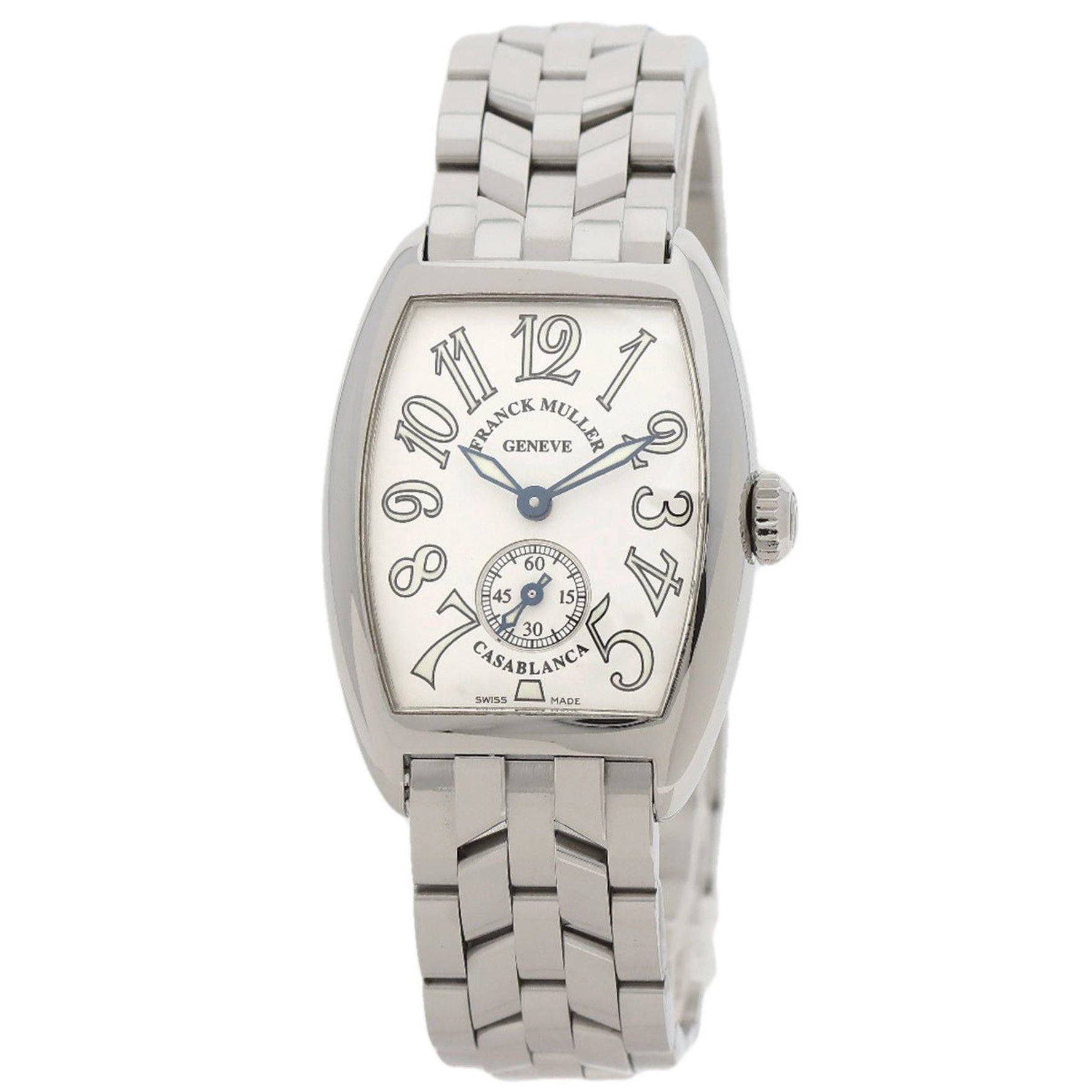 Franck Muller 1750S6 Tonneau Curvex Watch Stainless Steel SS Ladies FRANCK MULLER