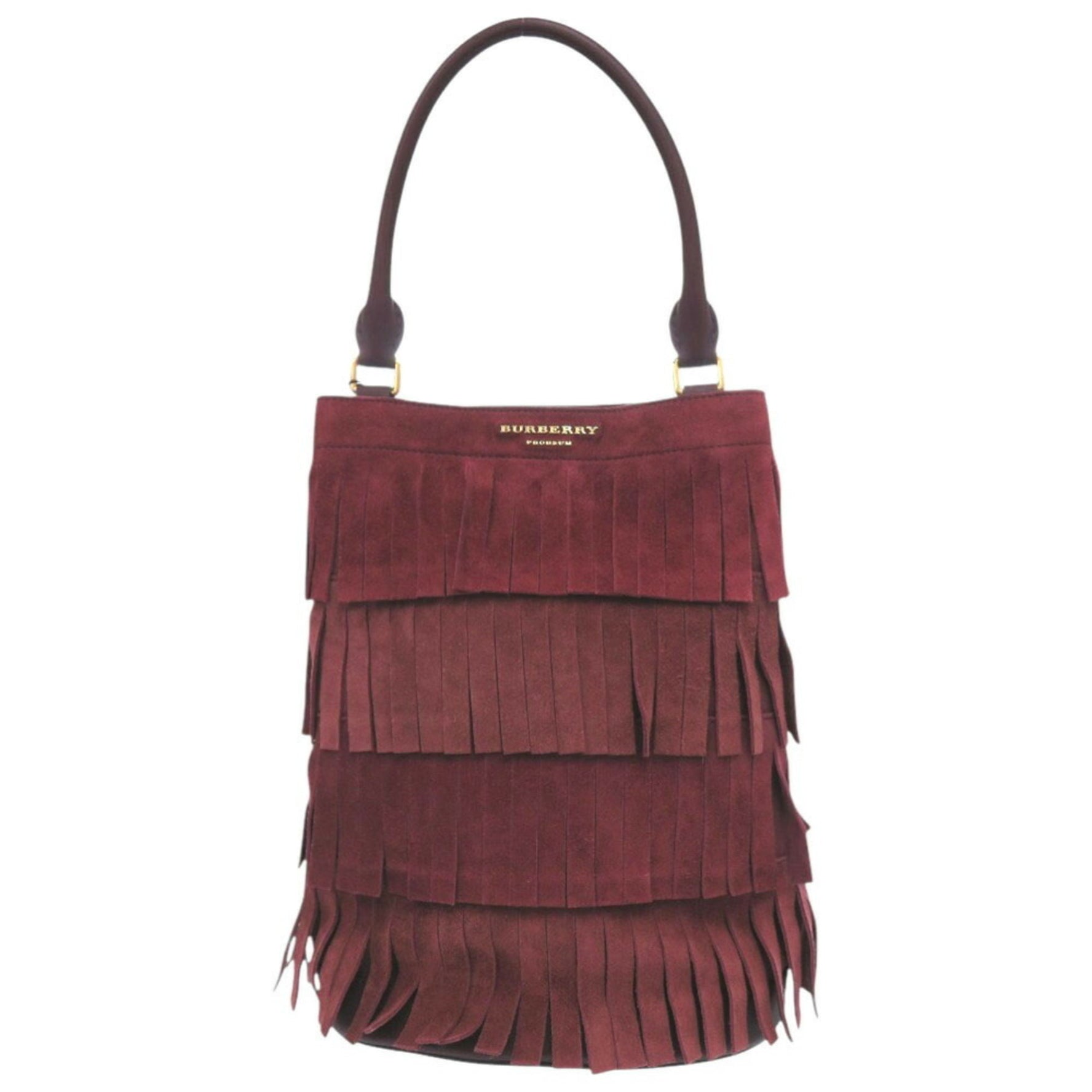 Burberry PRORSUM Suede Leather Bag