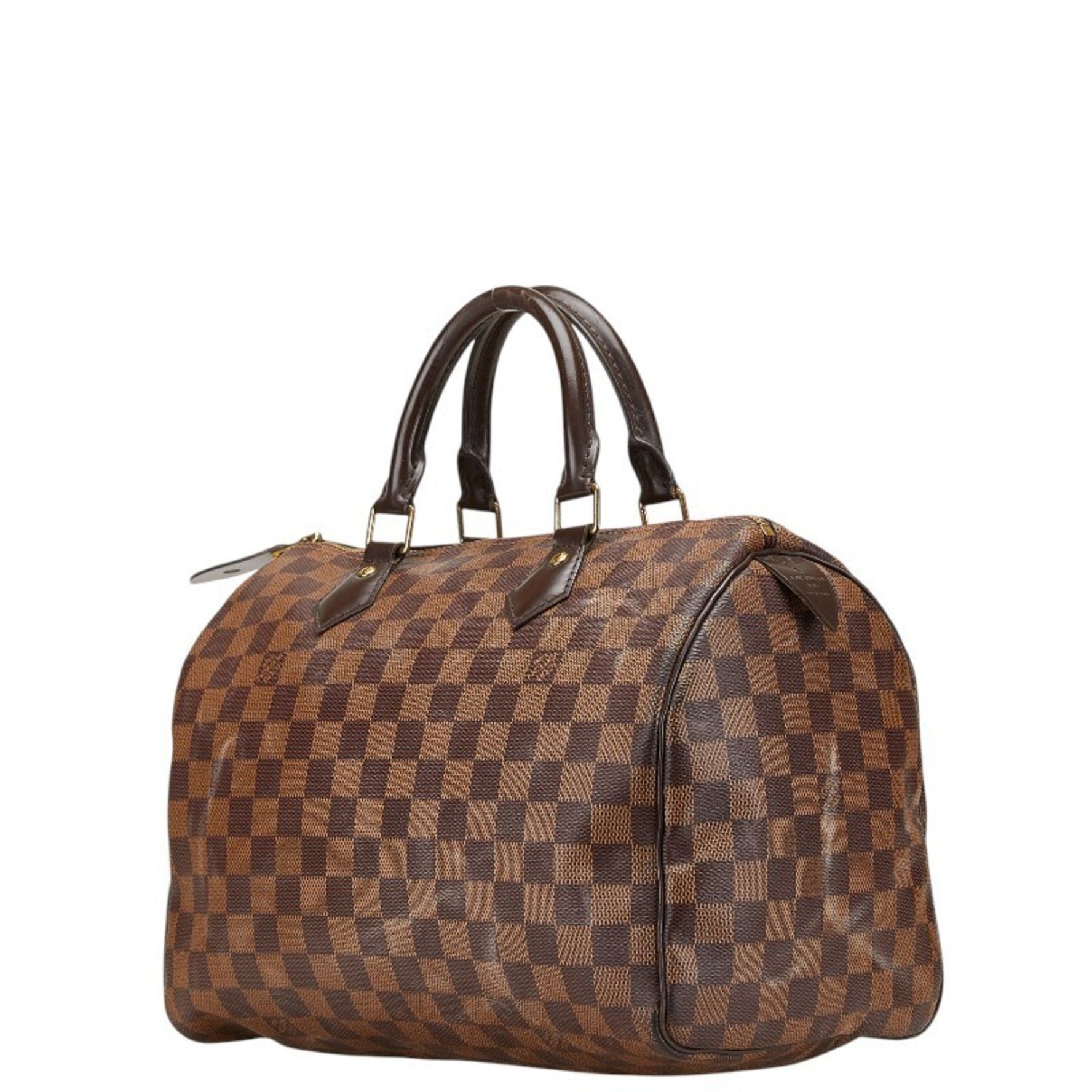 Louis Vuitton Damier Speedy 30 Handbag/Mini Boston Bag PVC Leather LOUIS VUITTON