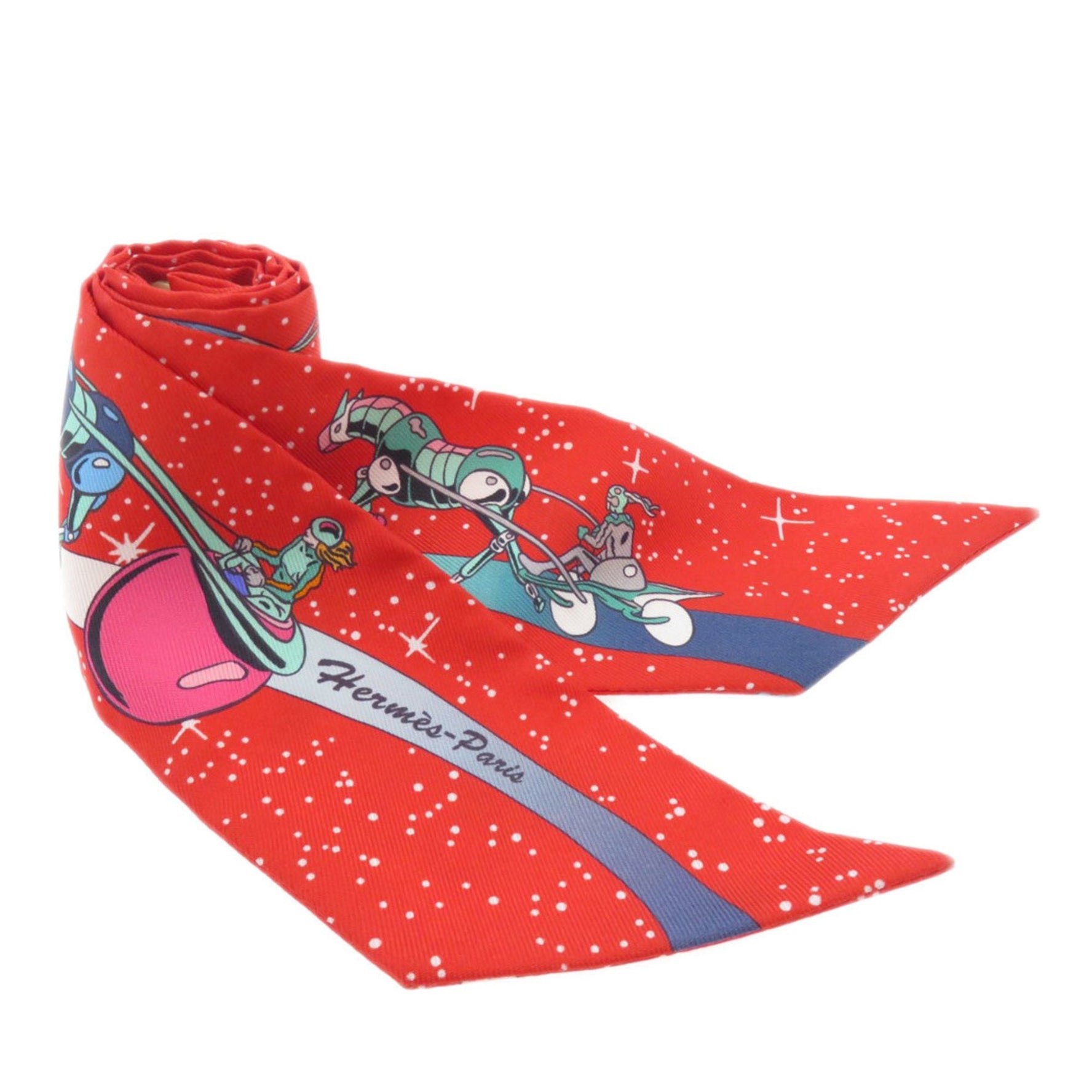 Hermes Twilly Scarf Muffler Silk