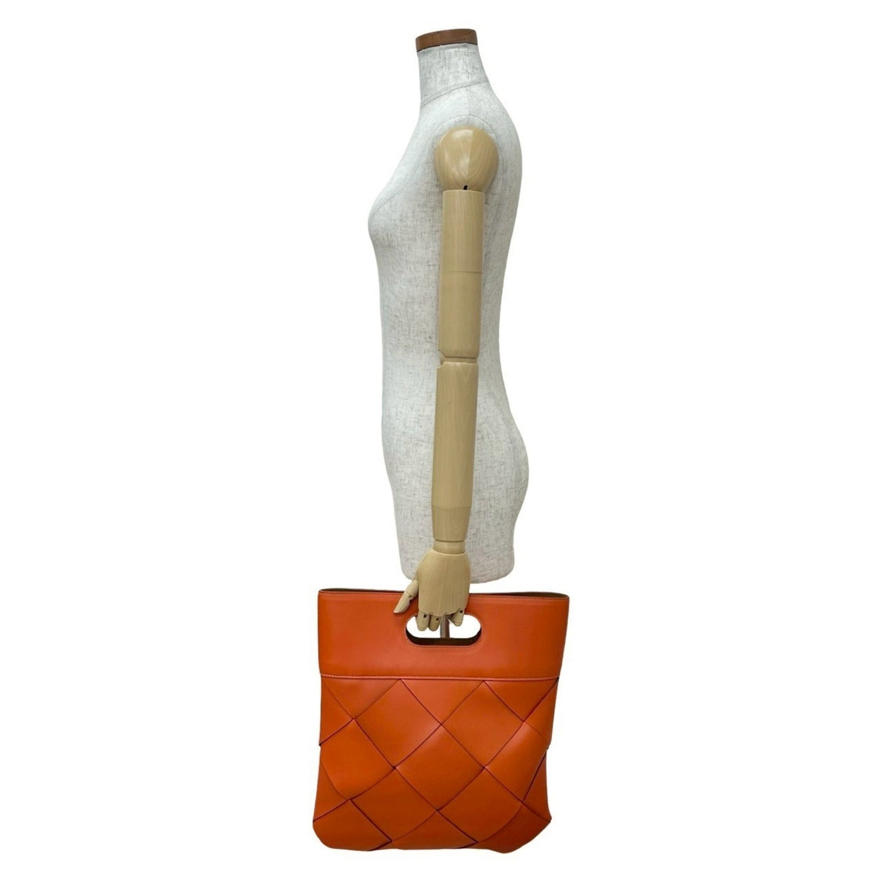 Unused, stored BOTTEGA VENETA Slip Maxi Intrecciato Leather Tote Bag