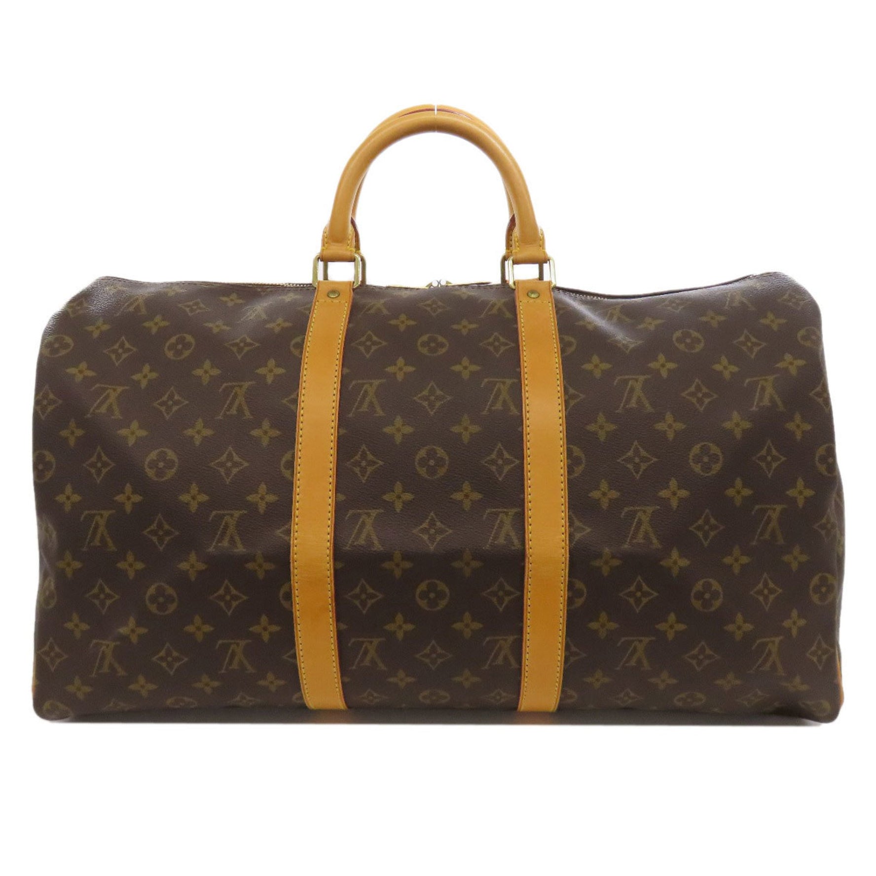 Louis Vuitton Keepall 50 Boston Bag Canvas