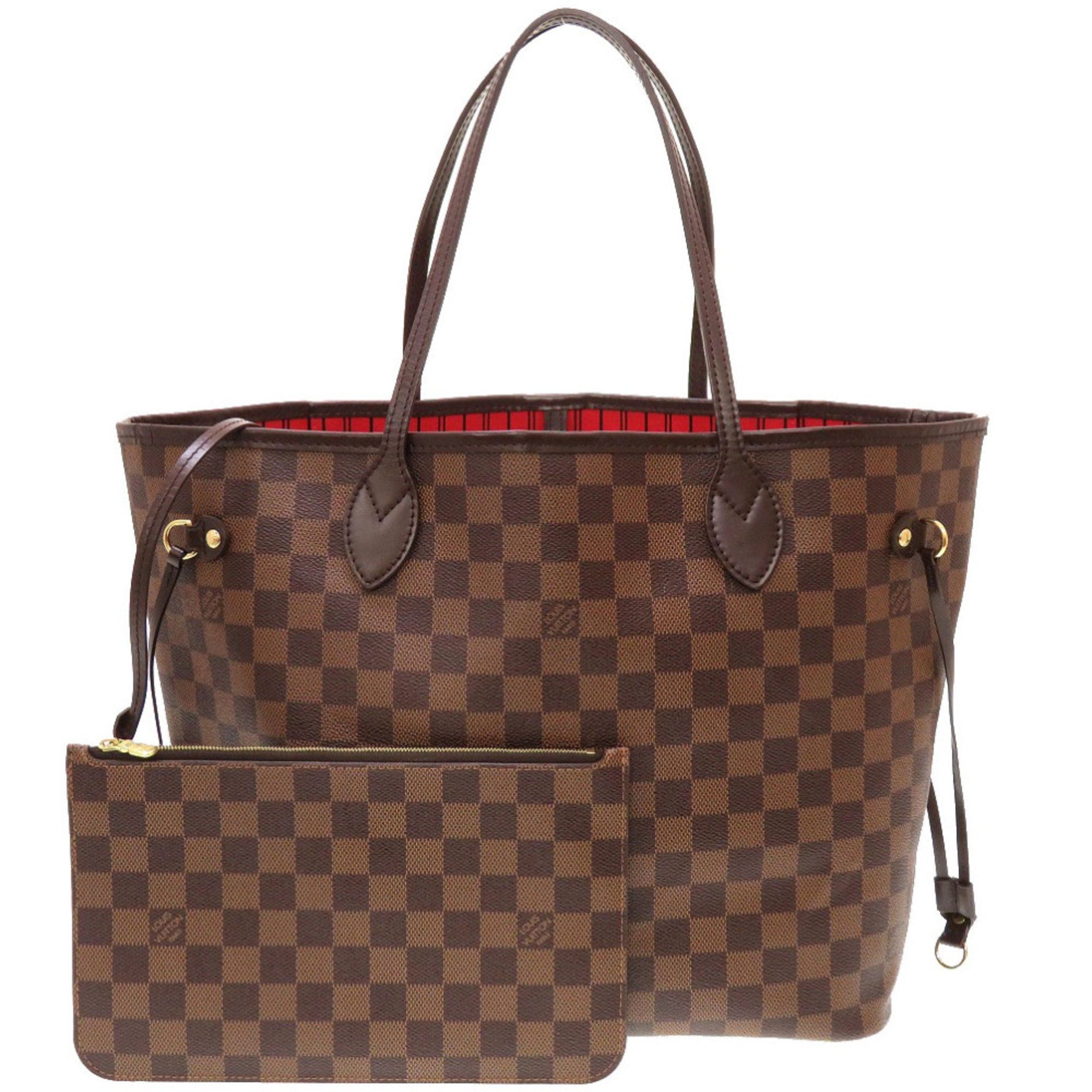 Louis Vuitton Damier New Neverfull MM Tote Bag 0123 LOUIS VUITTON