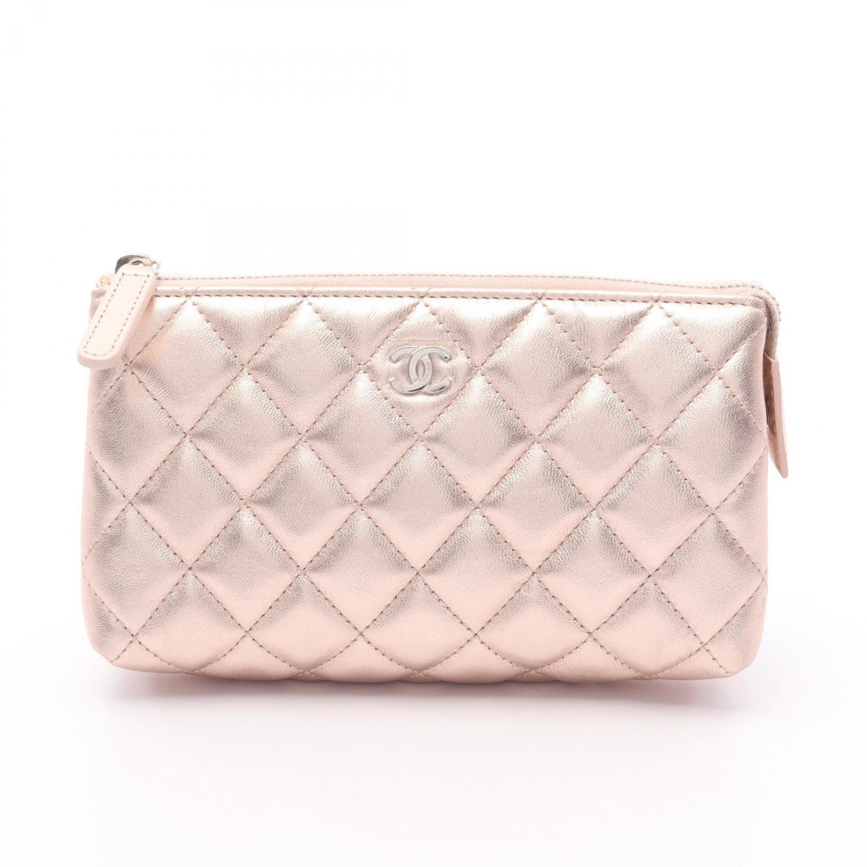 CHANEL Matelasse Pouch Bag in Lambskin